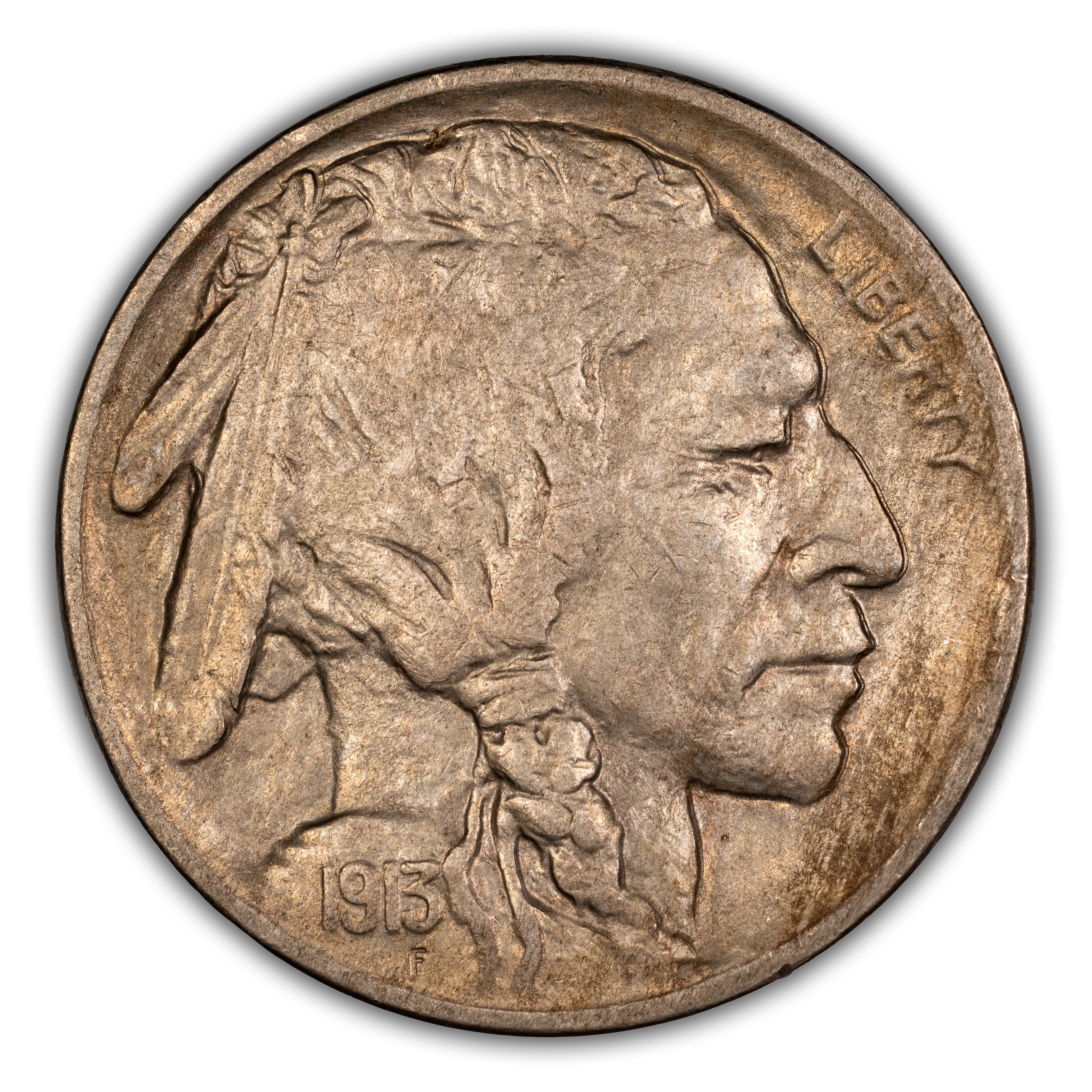 1913 5c Buffalo, Type 2 MS thumbnail 4