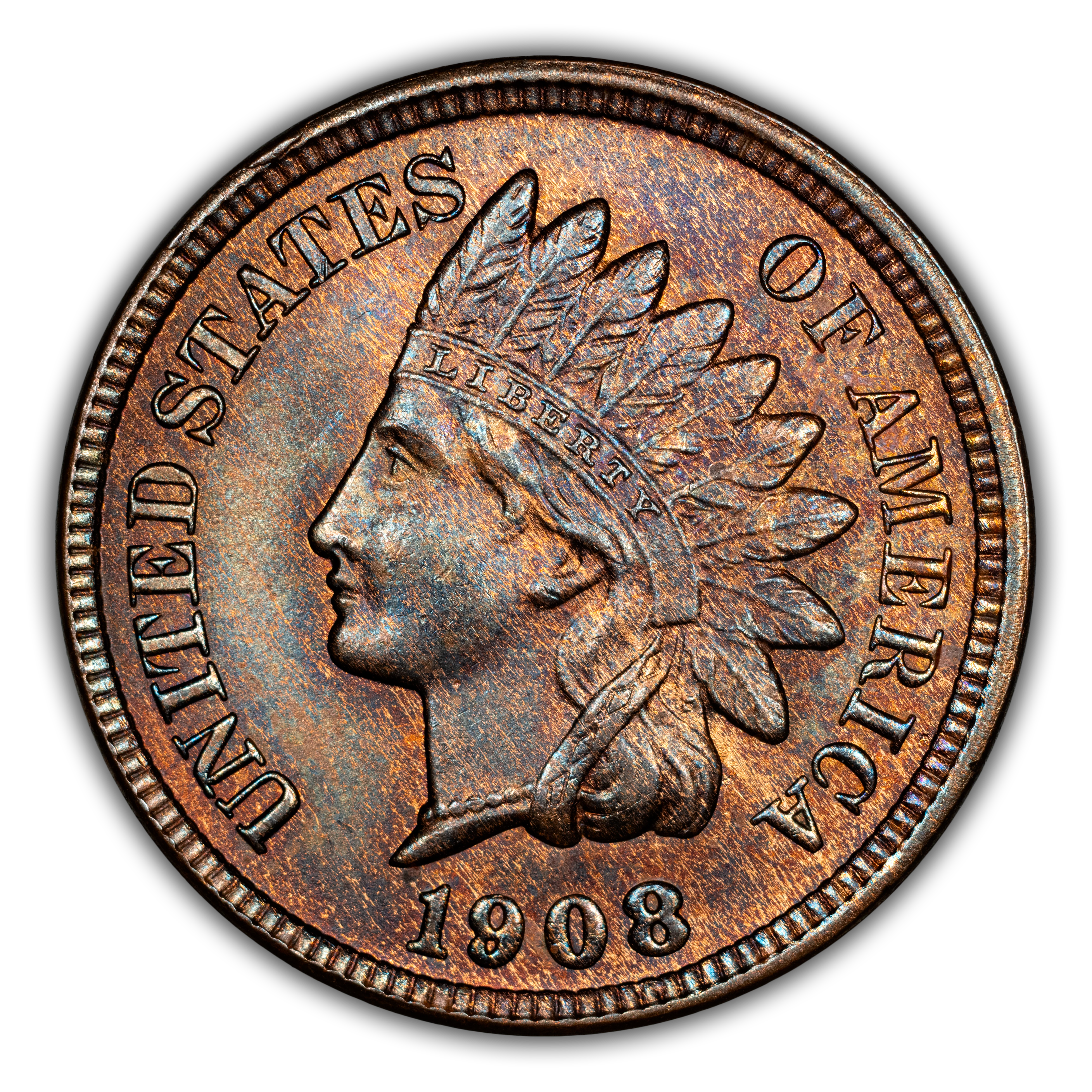 1908 1c MS BN