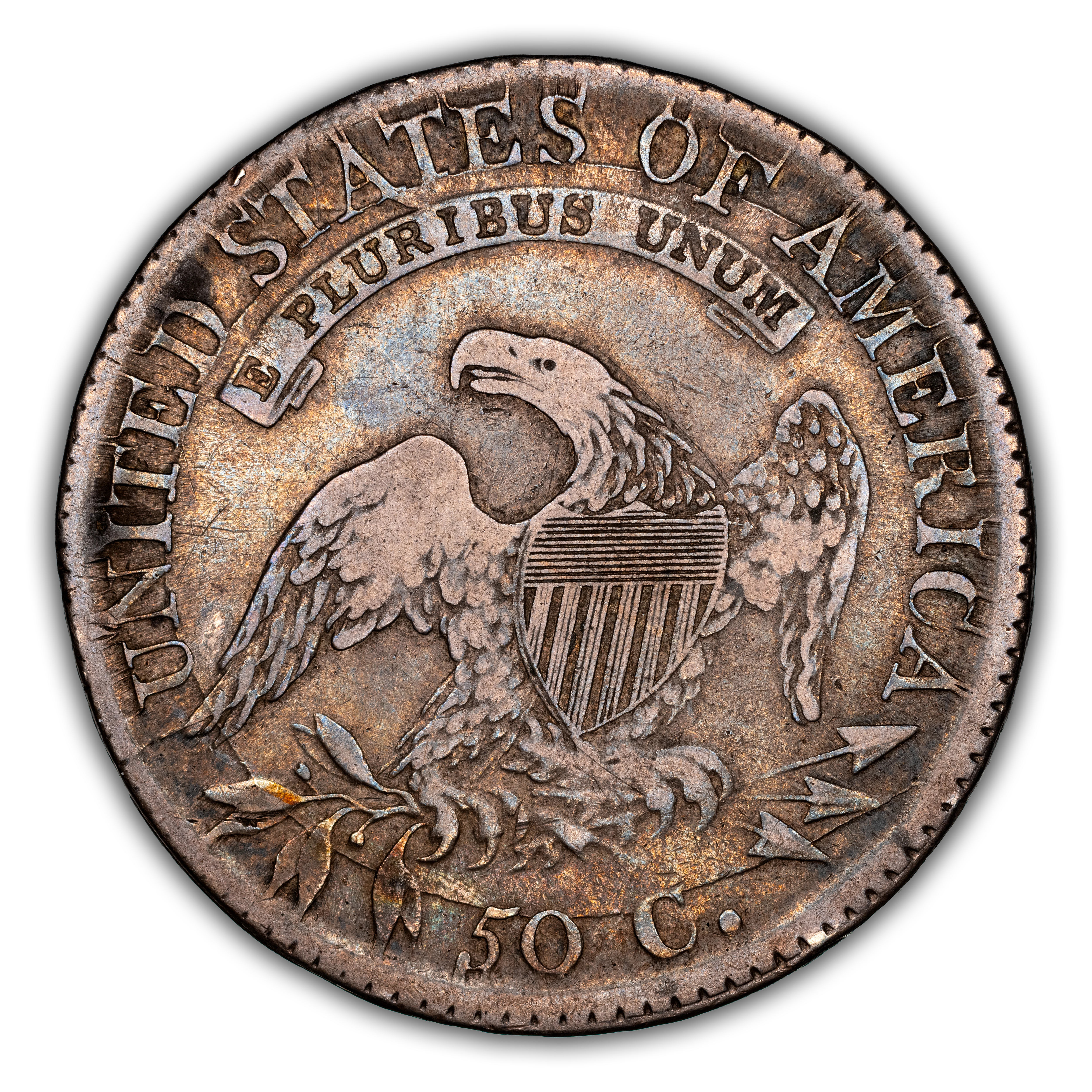 1811 50c Small 8, O-107 MS thumbnail 6