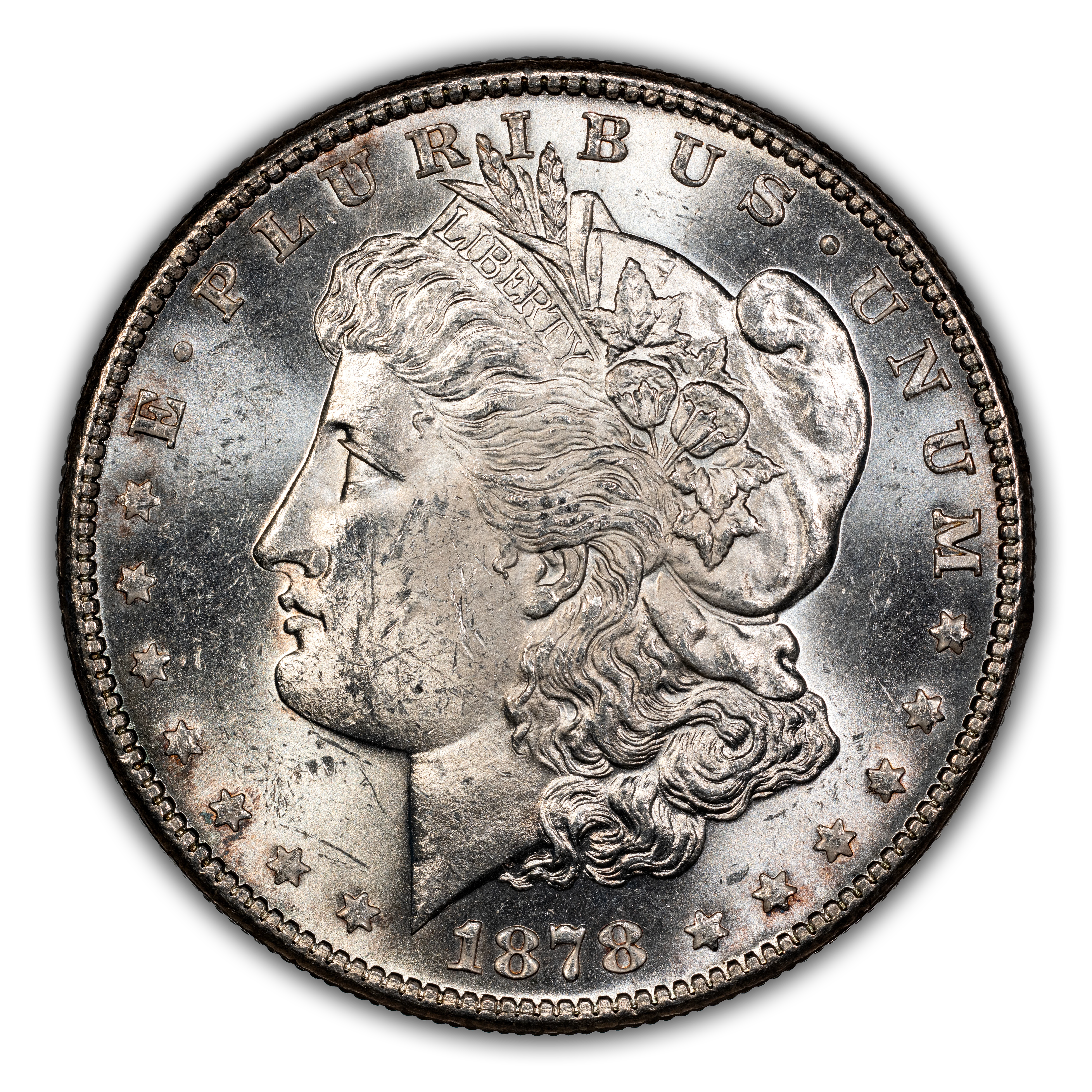 1878-S $1  Doubled UNUM, VAM-37 MS thumbnail 2