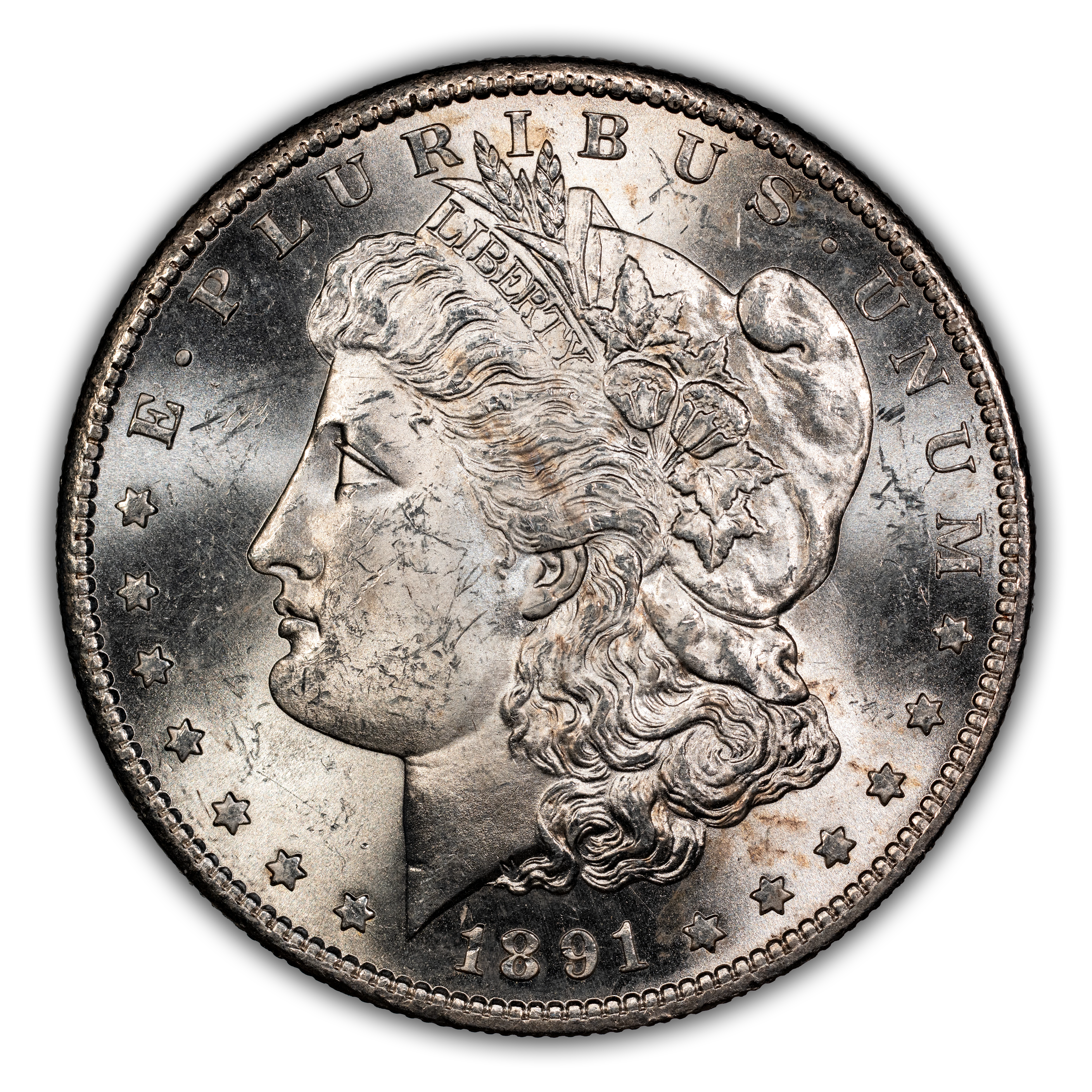 1891-S $1  Far Slanted Date, VAM-7 MS thumbnail 2
