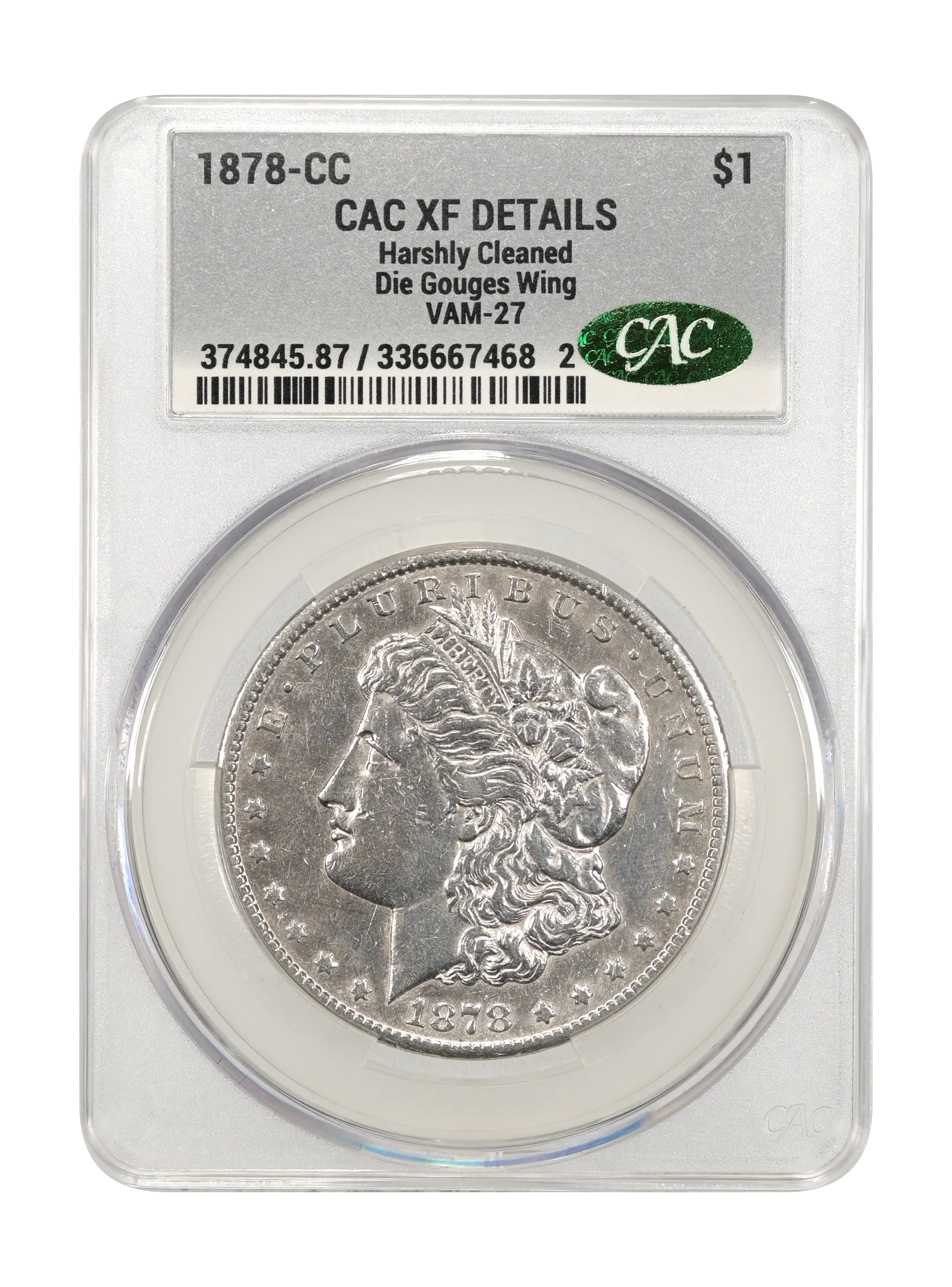 1878-CC $1  VAM-27 MS thumbnail 5