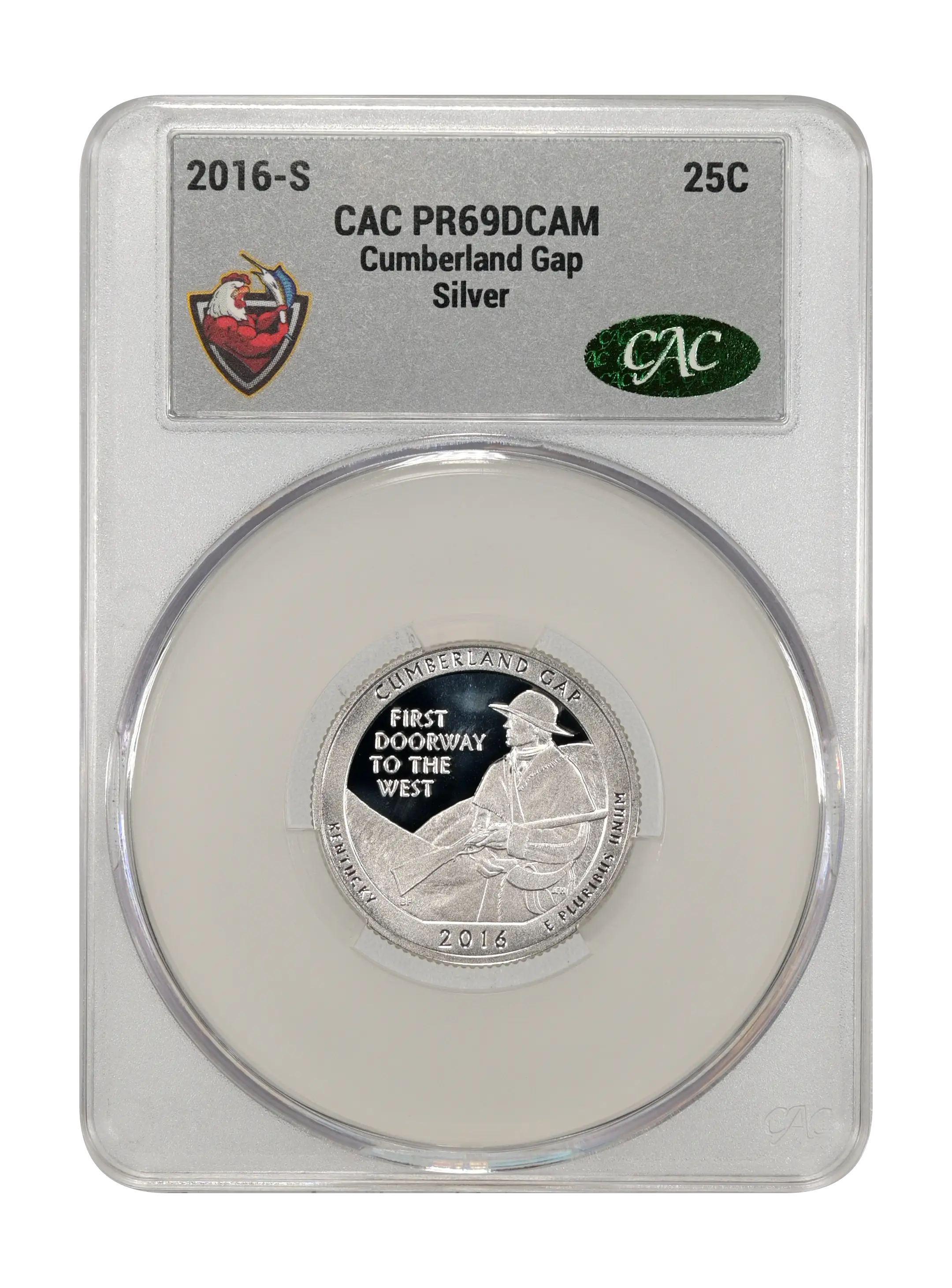 2016-S 25c Cumberland, Silver PR DCAM thumbnail 4
