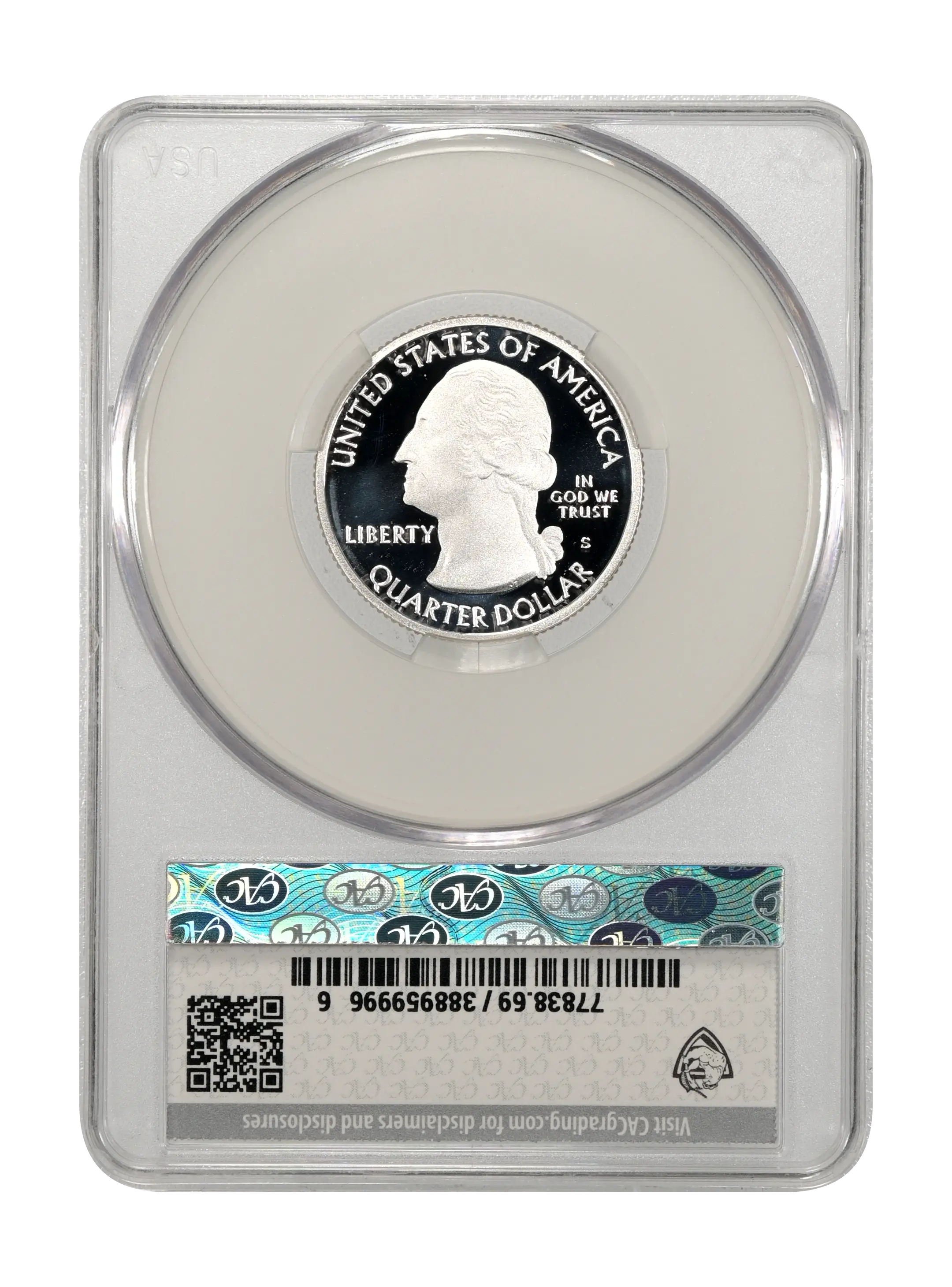 2016-S 25c Cumberland, Silver PR DCAM thumbnail 10
