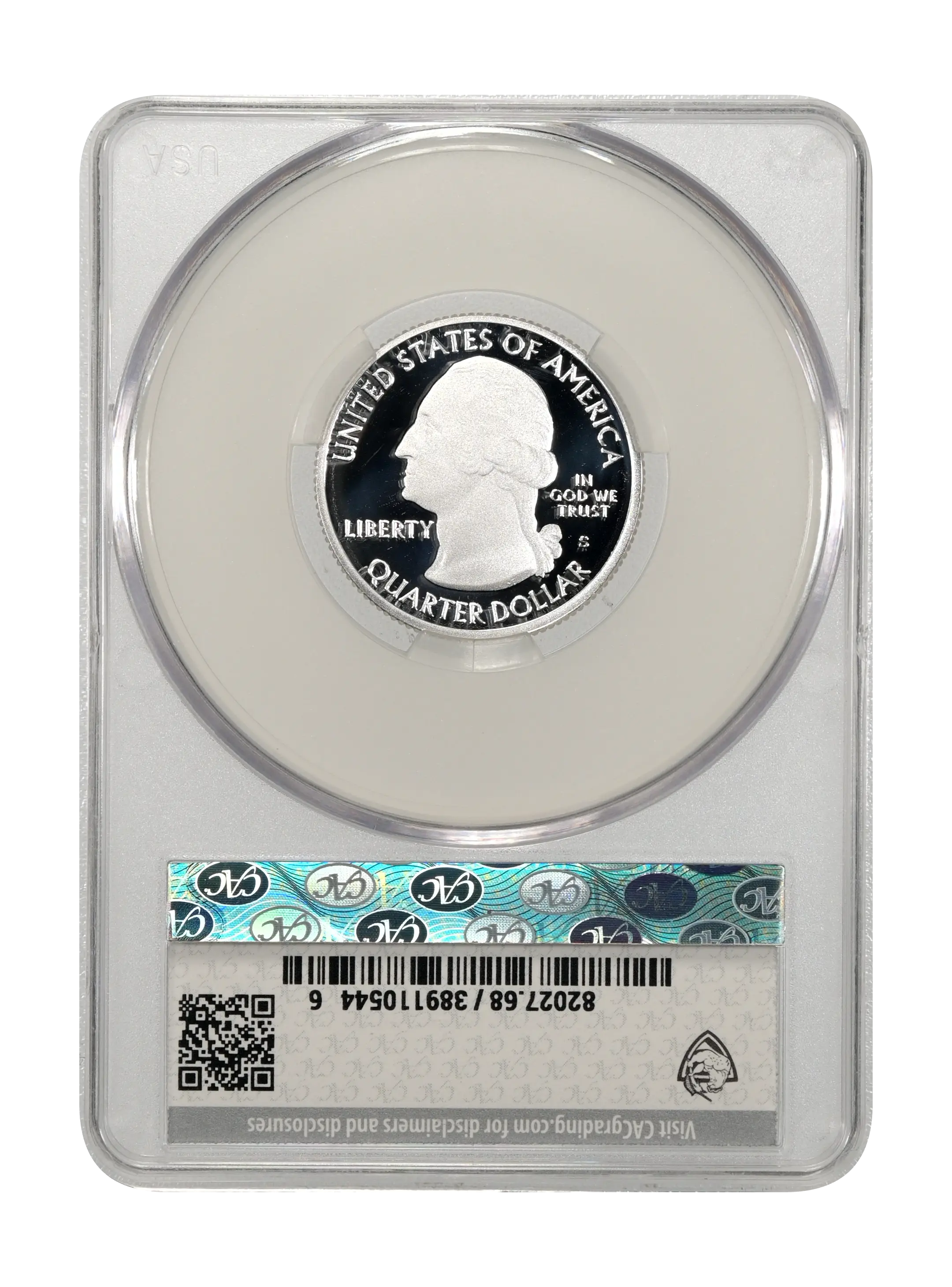 2019-S 25c American Memorial, Silver PR DCAM thumbnail 10