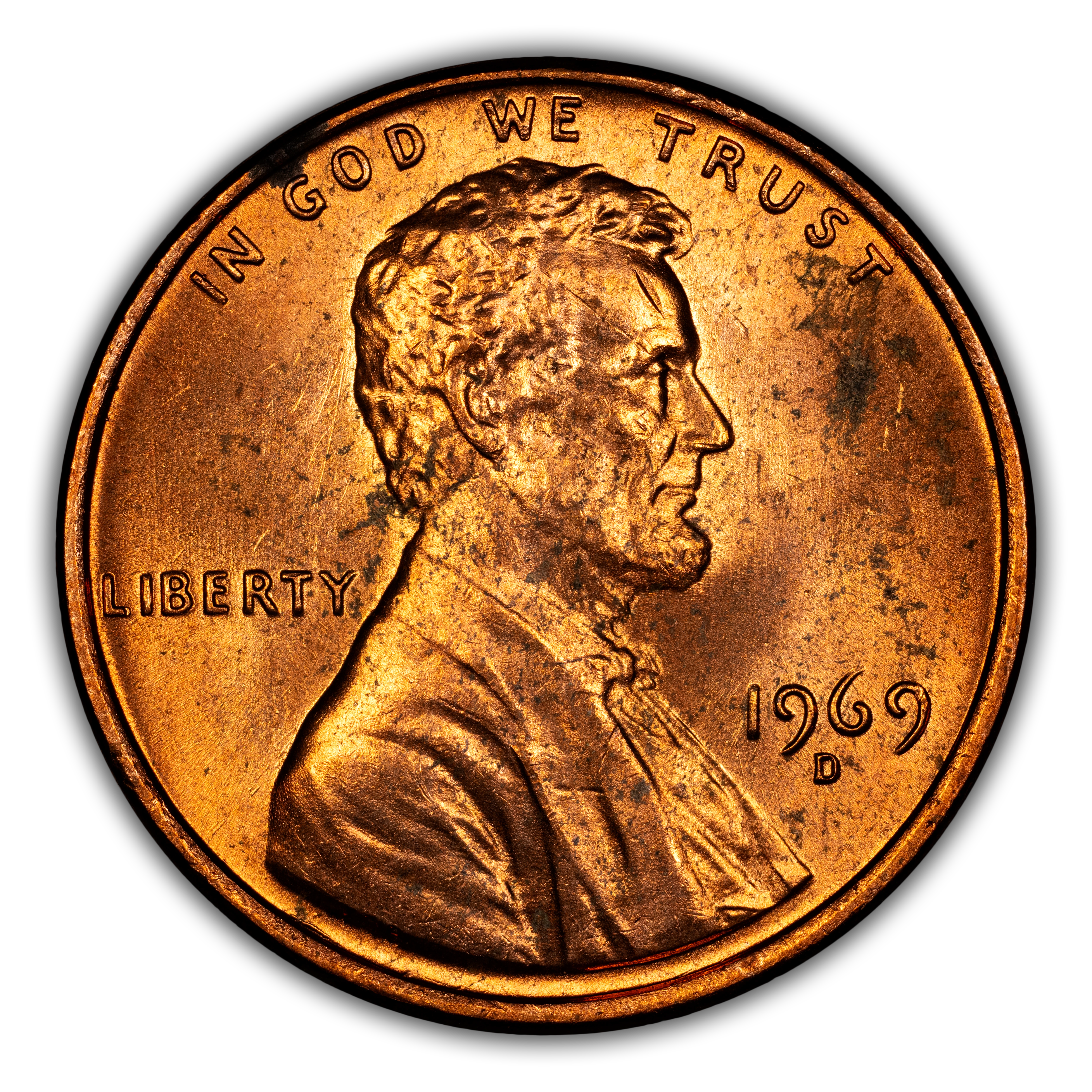 1969-D 1c MS BN thumbnail 3