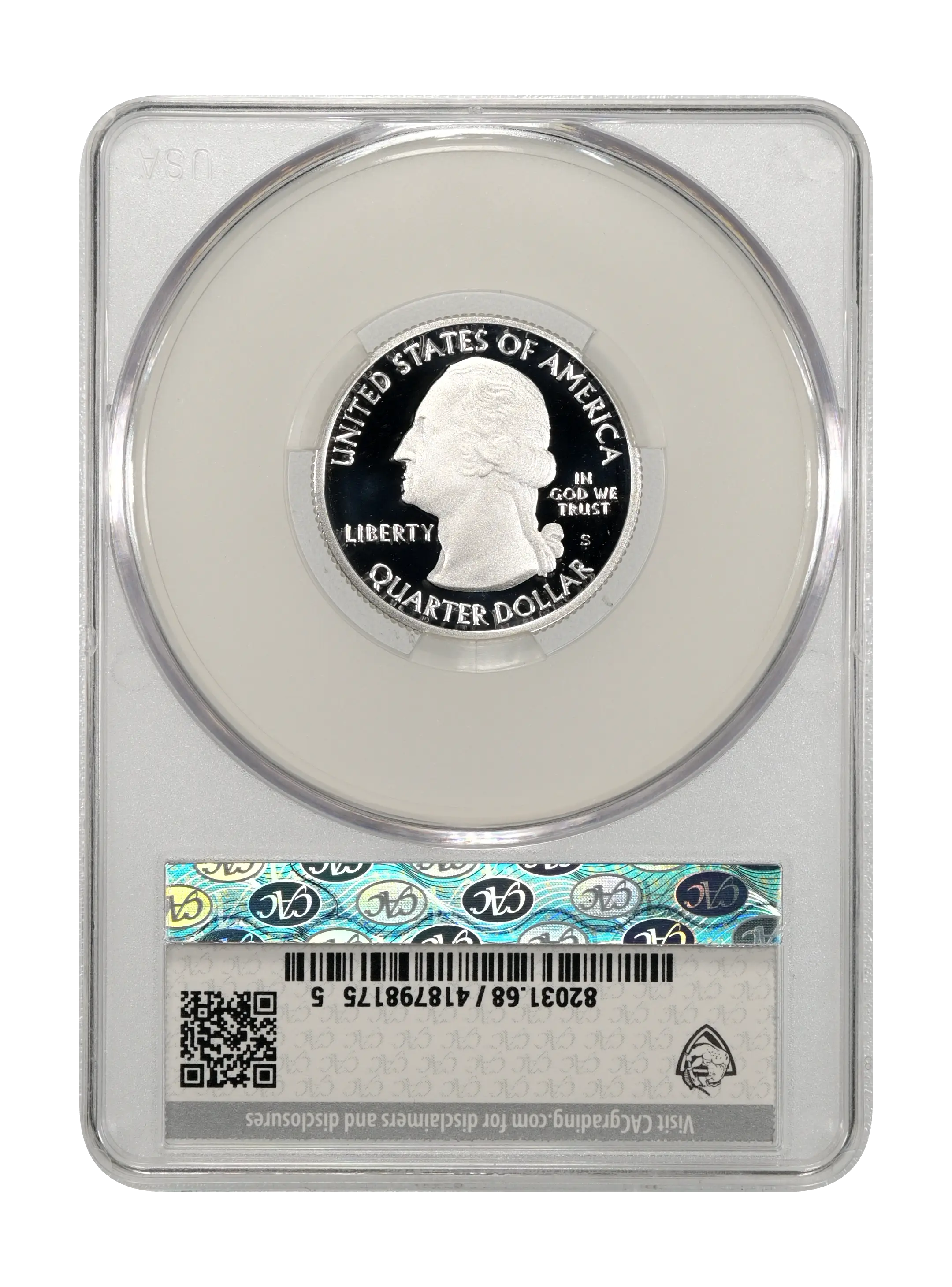 2019-S 25c San Antonio Missions, Silver PR DCAM thumbnail 16