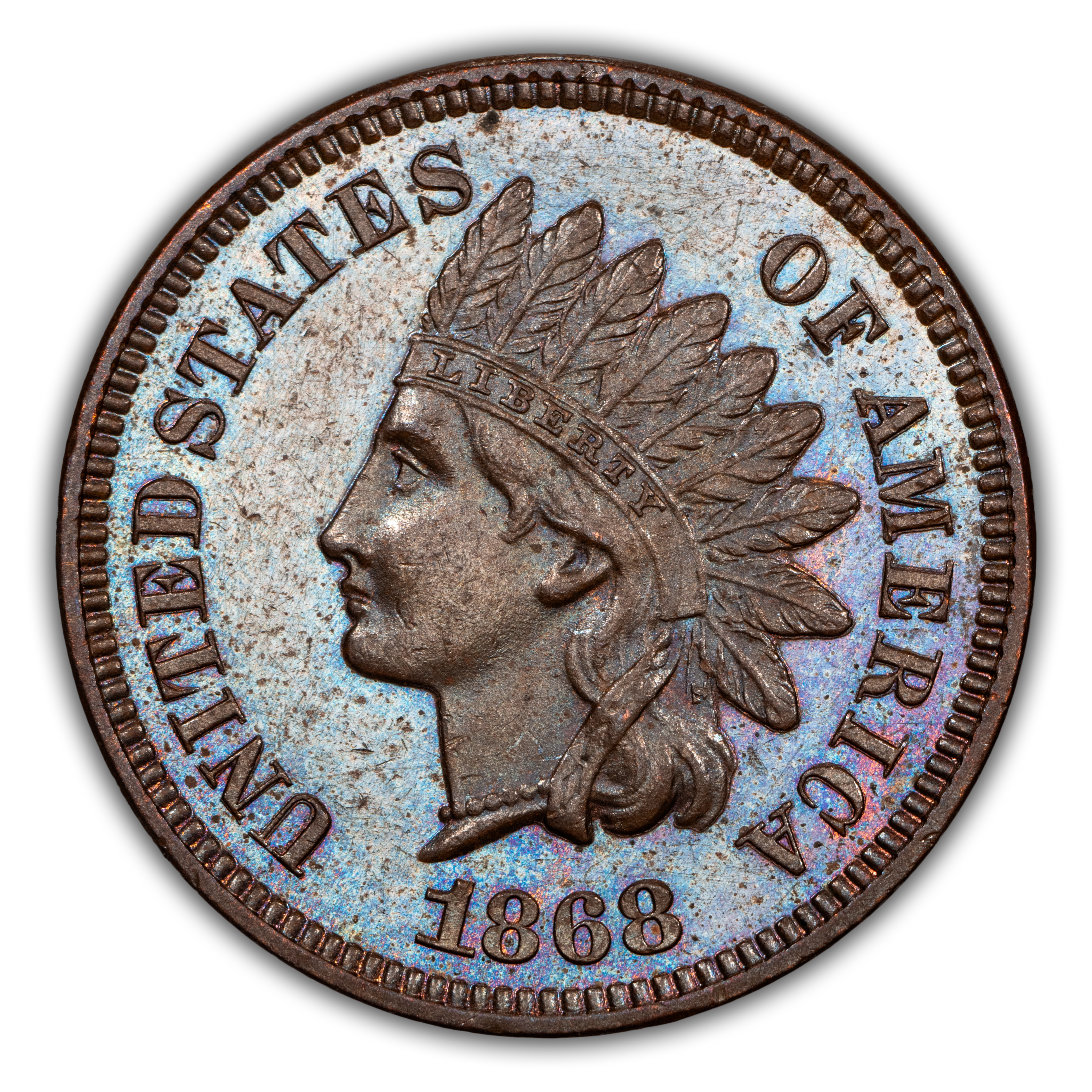 1868 1c PR BN
