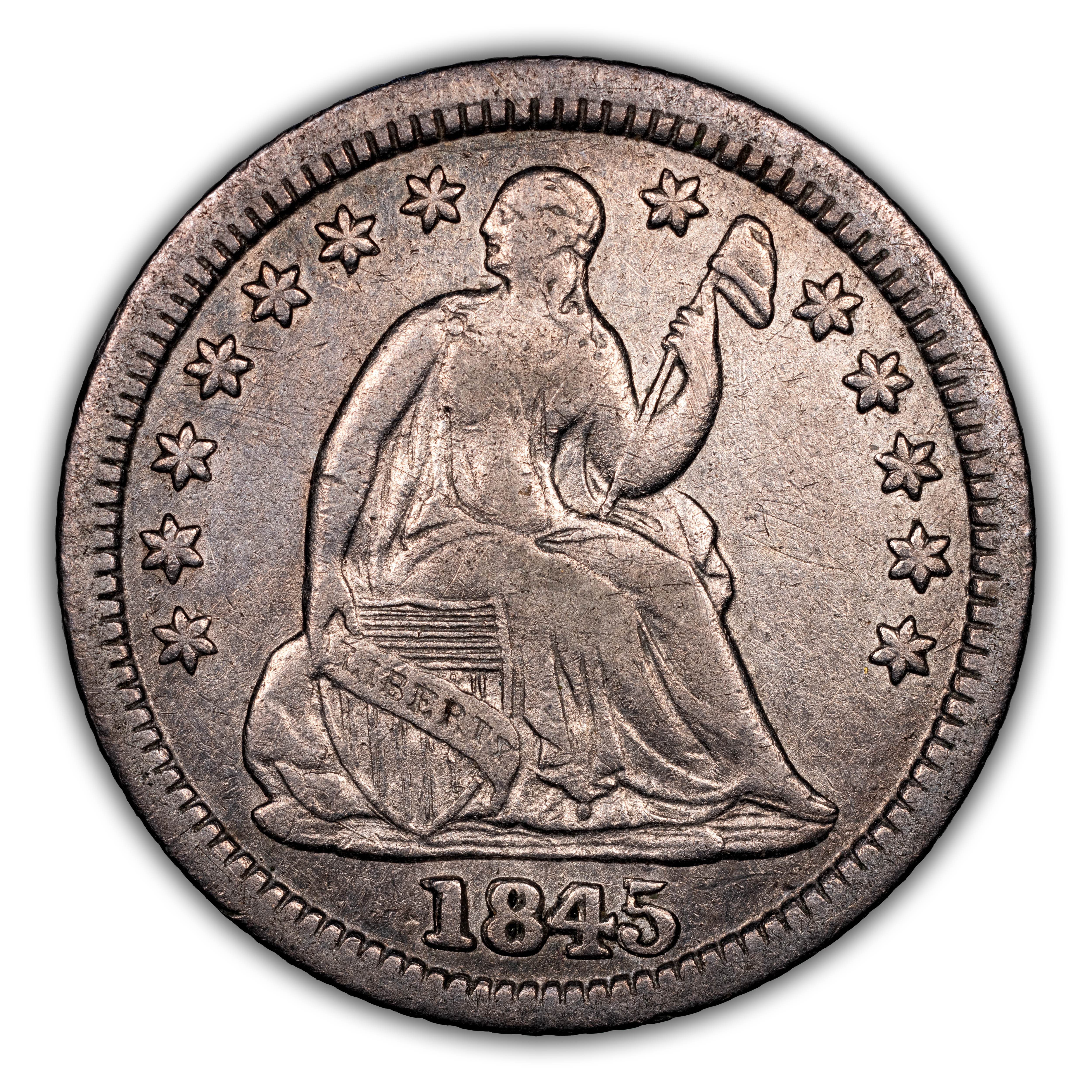 1845 H10c Repunched Date, FS-302 MS thumbnail 2
