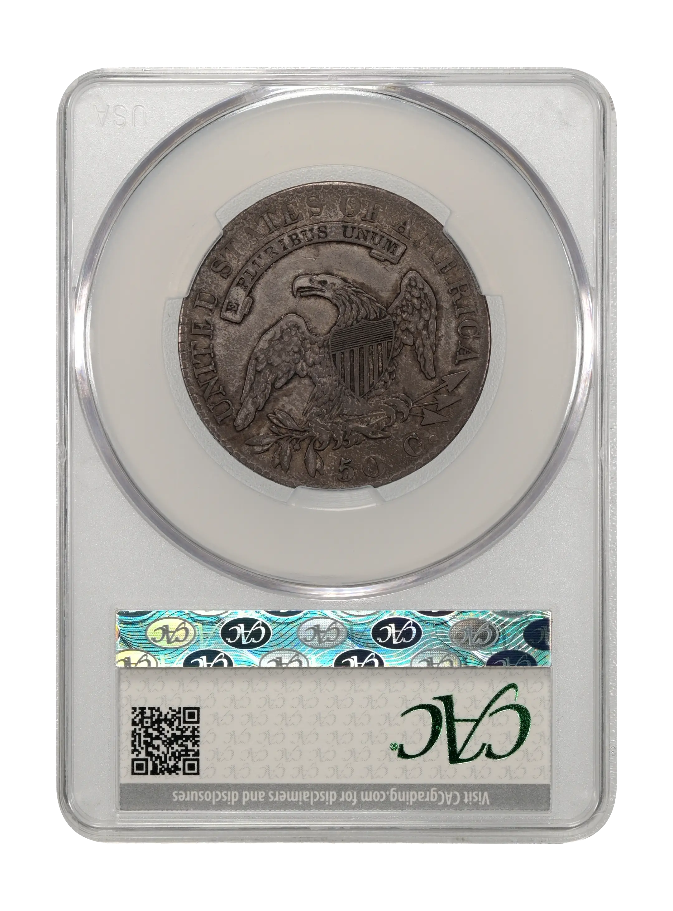 1819/8 50c Large 9, Flat Top 1s, O-104 MS thumbnail 20