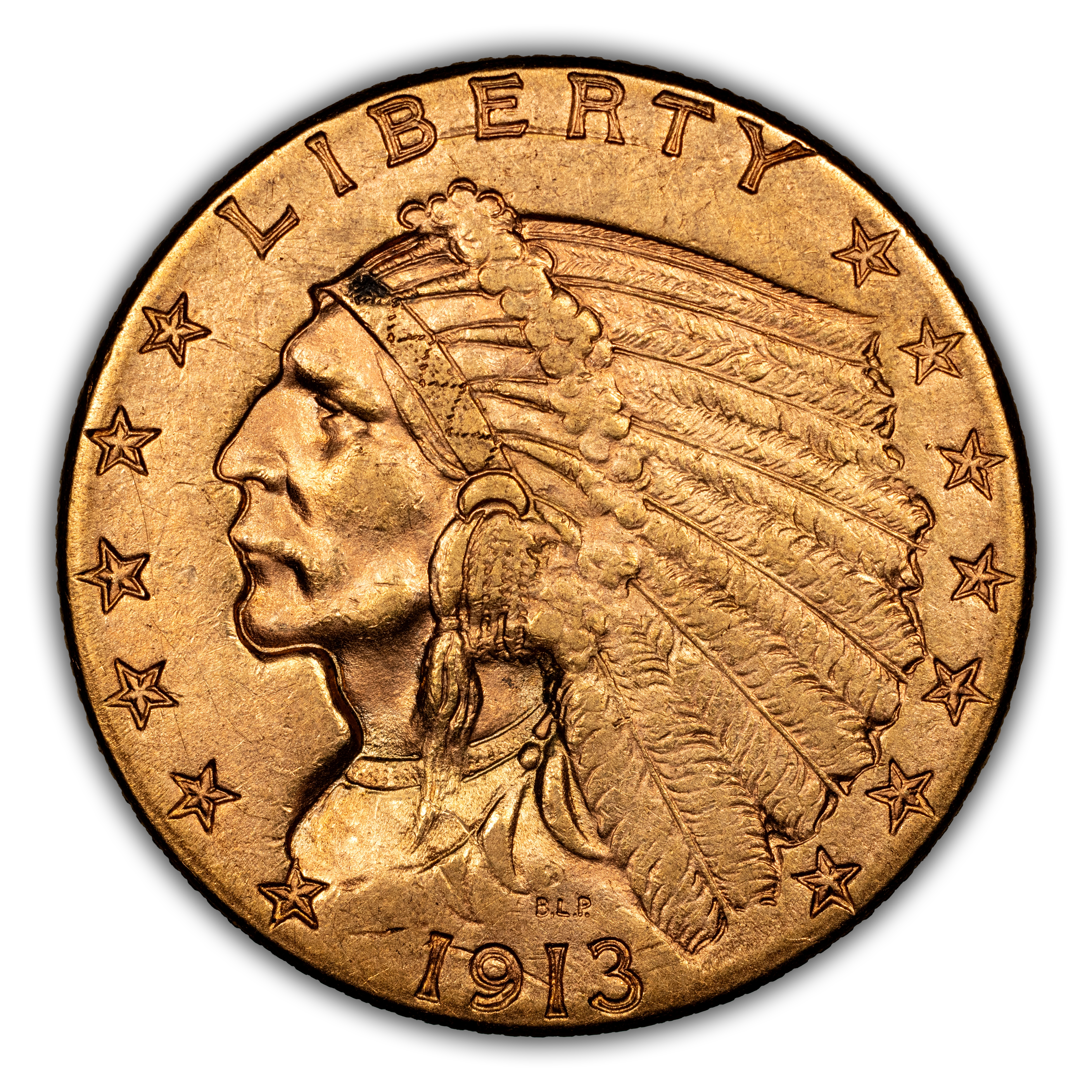 1913 $2 1/2 MS thumbnail 3