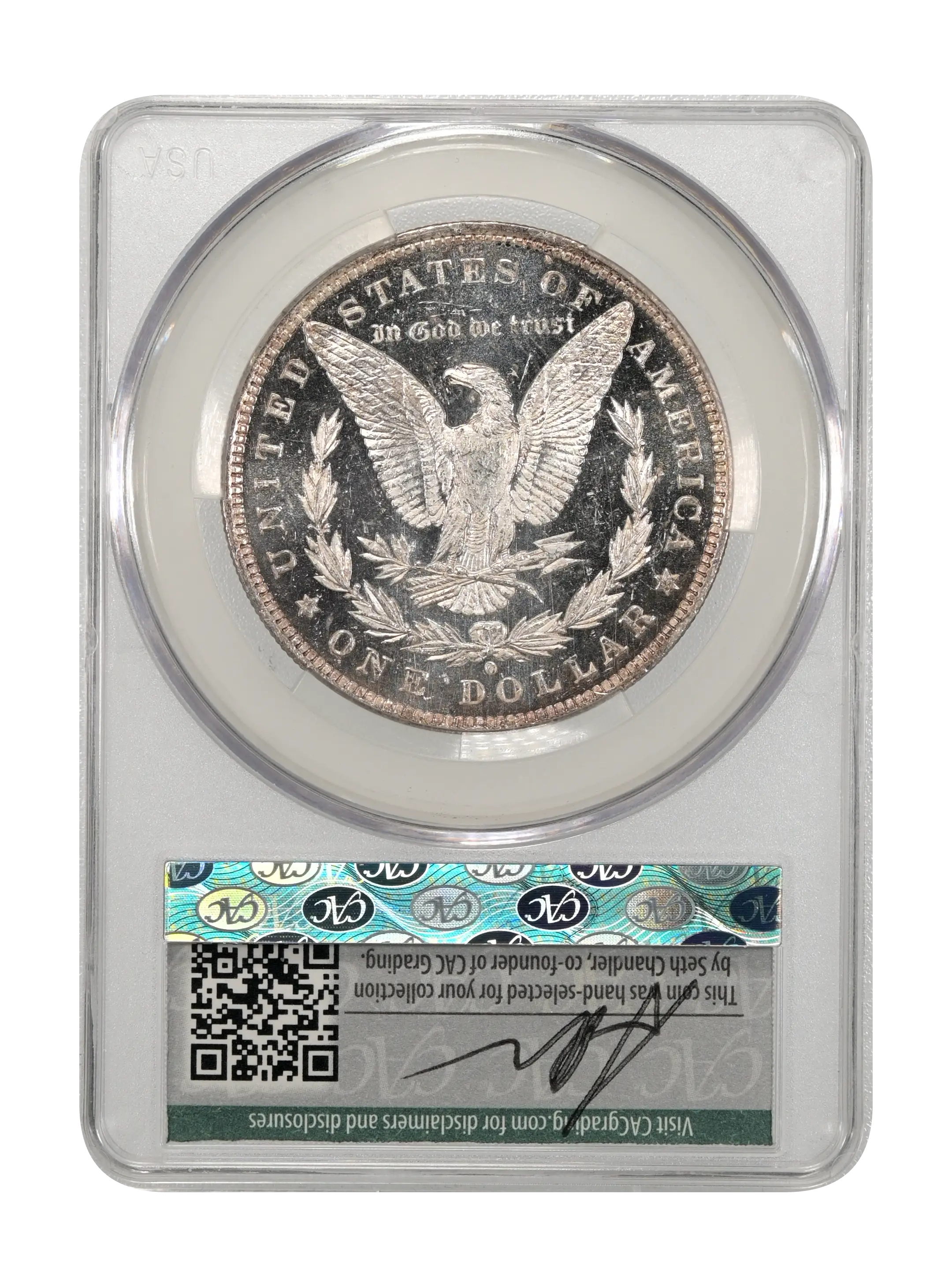 1884-O/O $1  Repunched Mintmark, VAM-6 MS DMPL thumbnail 2