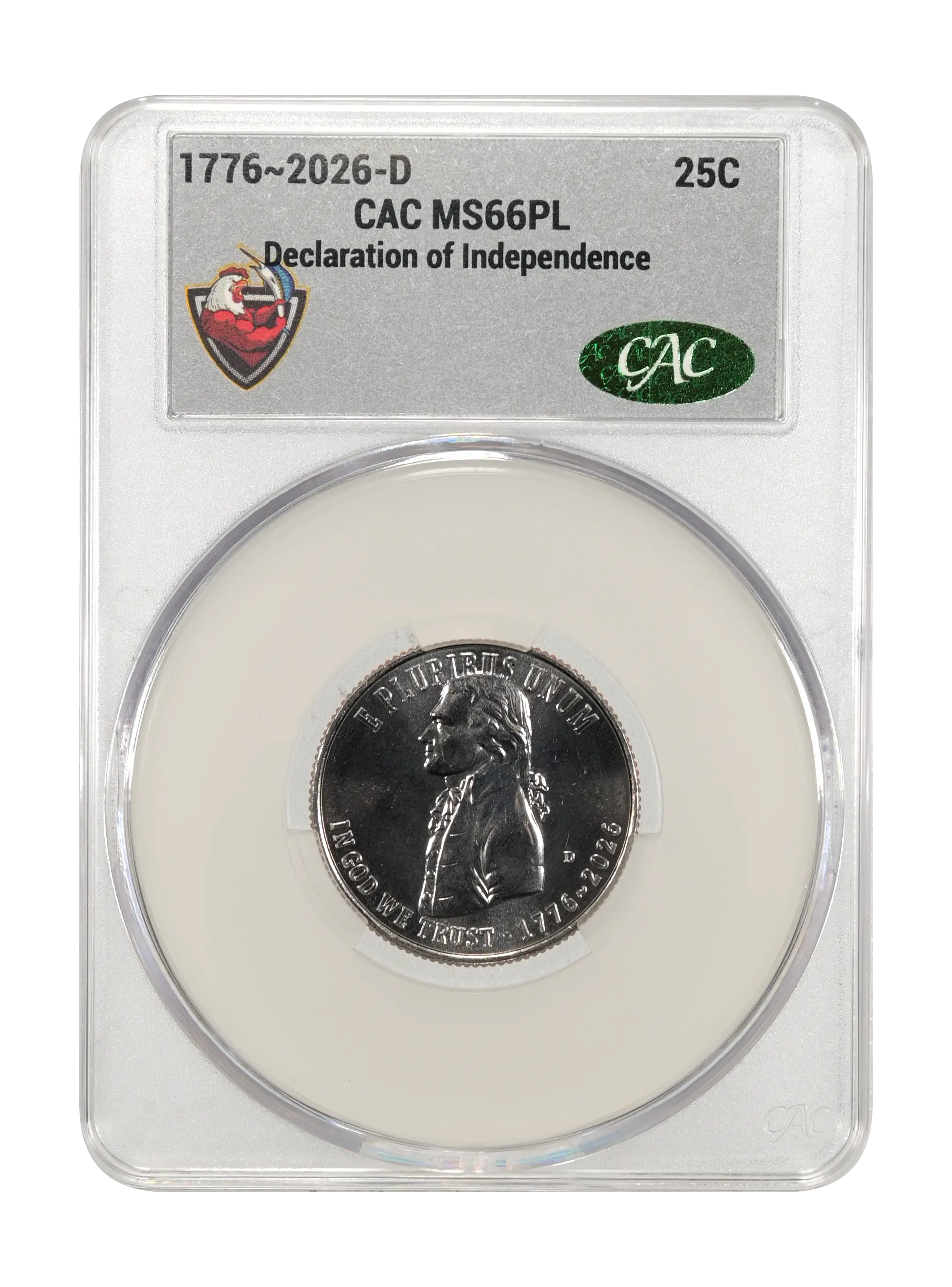 1776~2026-D 25c Declaration of Independence MS PL thumbnail 3