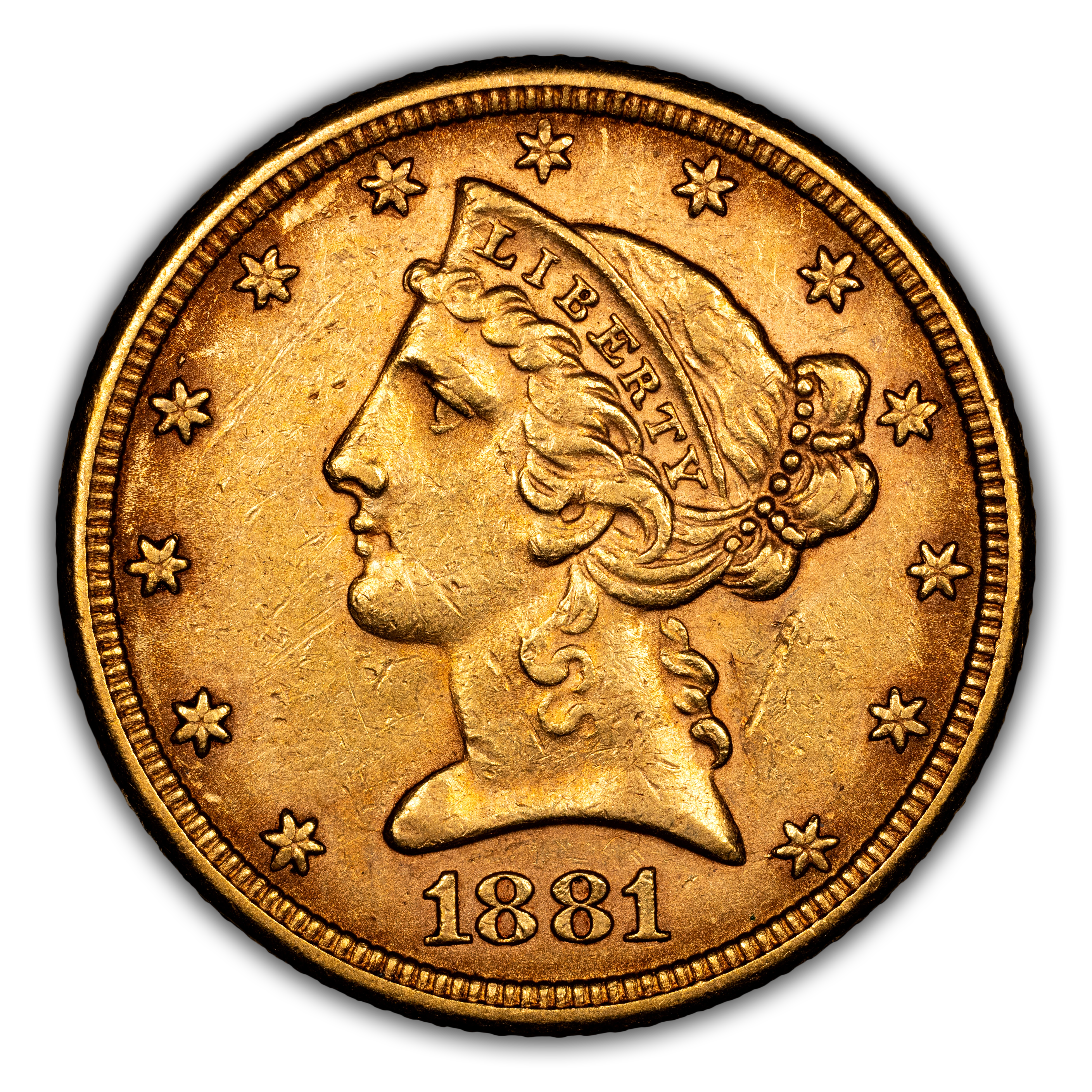 1881 $5  MS thumbnail 3