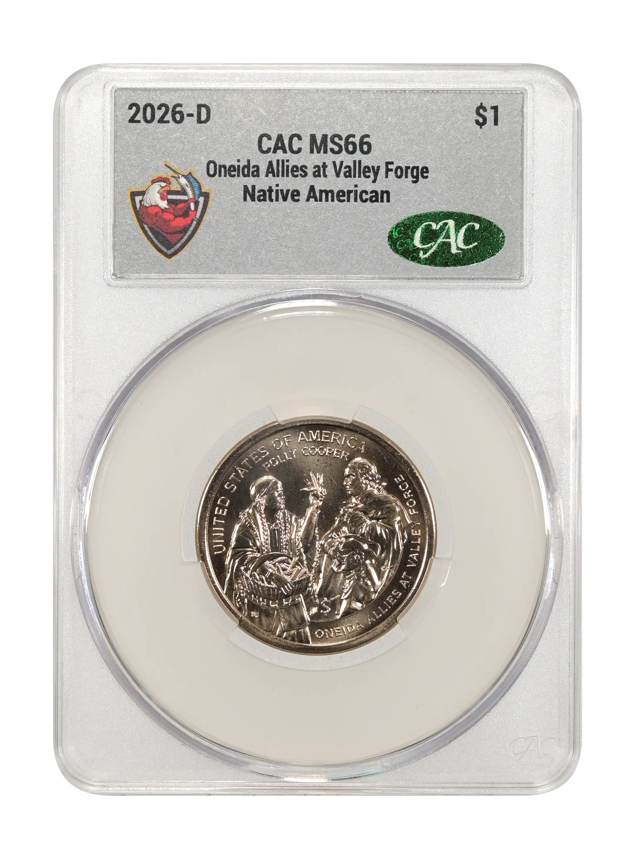 2026-D $1  Native American, Oneida Allies at Valley Forge MS thumbnail 7