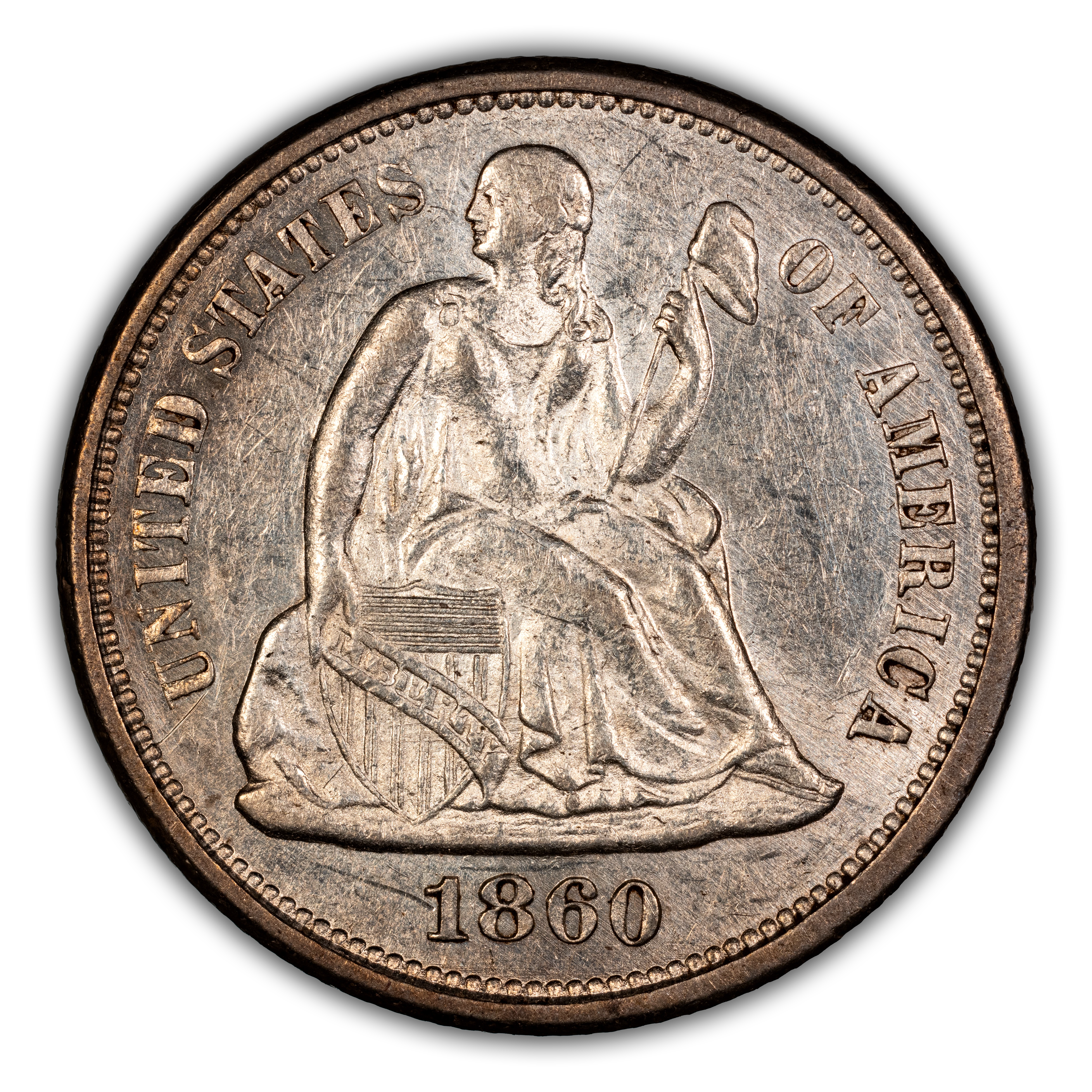 1860 10c MS thumbnail 2