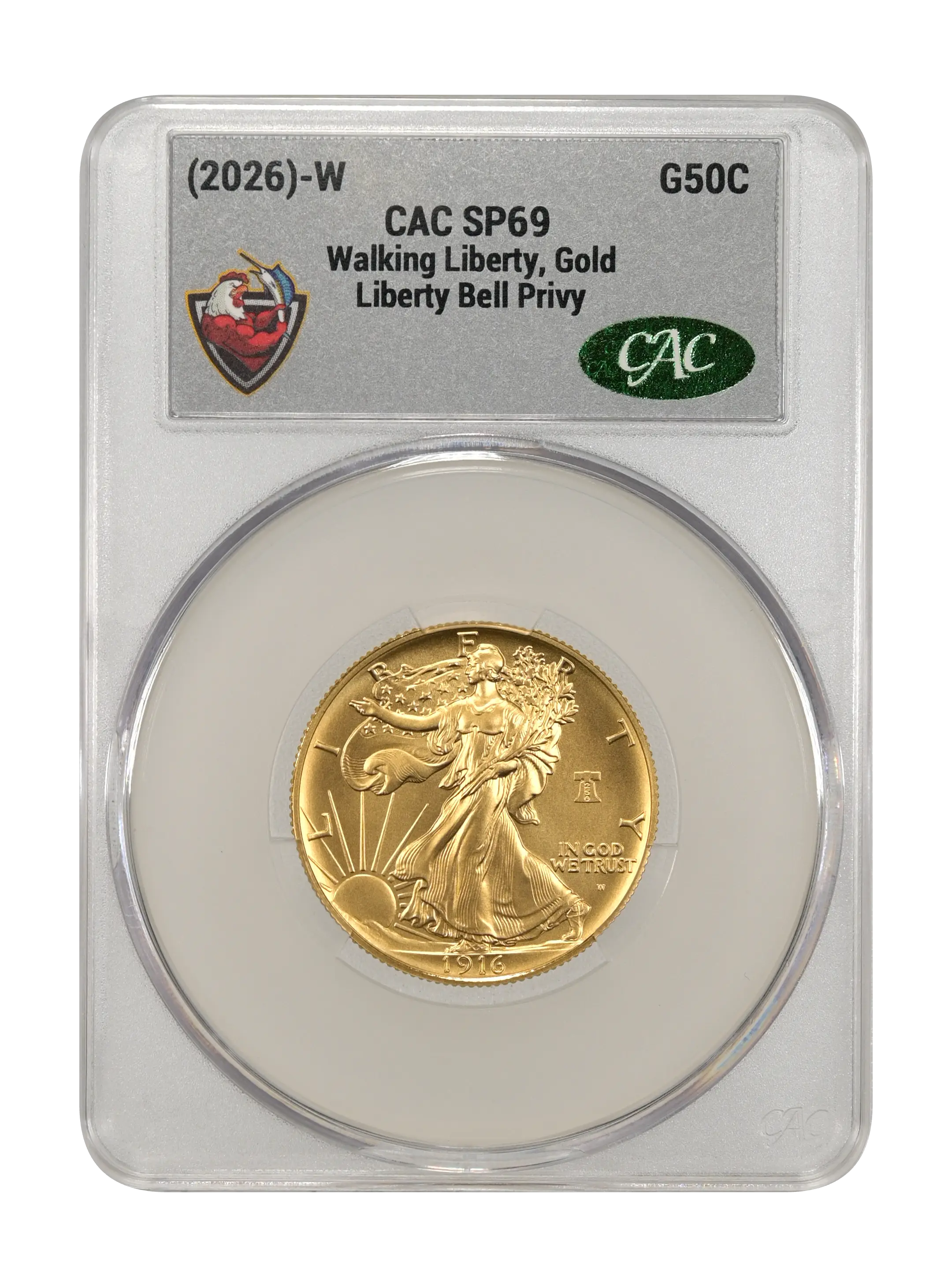 (2026)-W G50c Gold Walking Liberty, 250th Anniversary Privy SP thumbnail 10