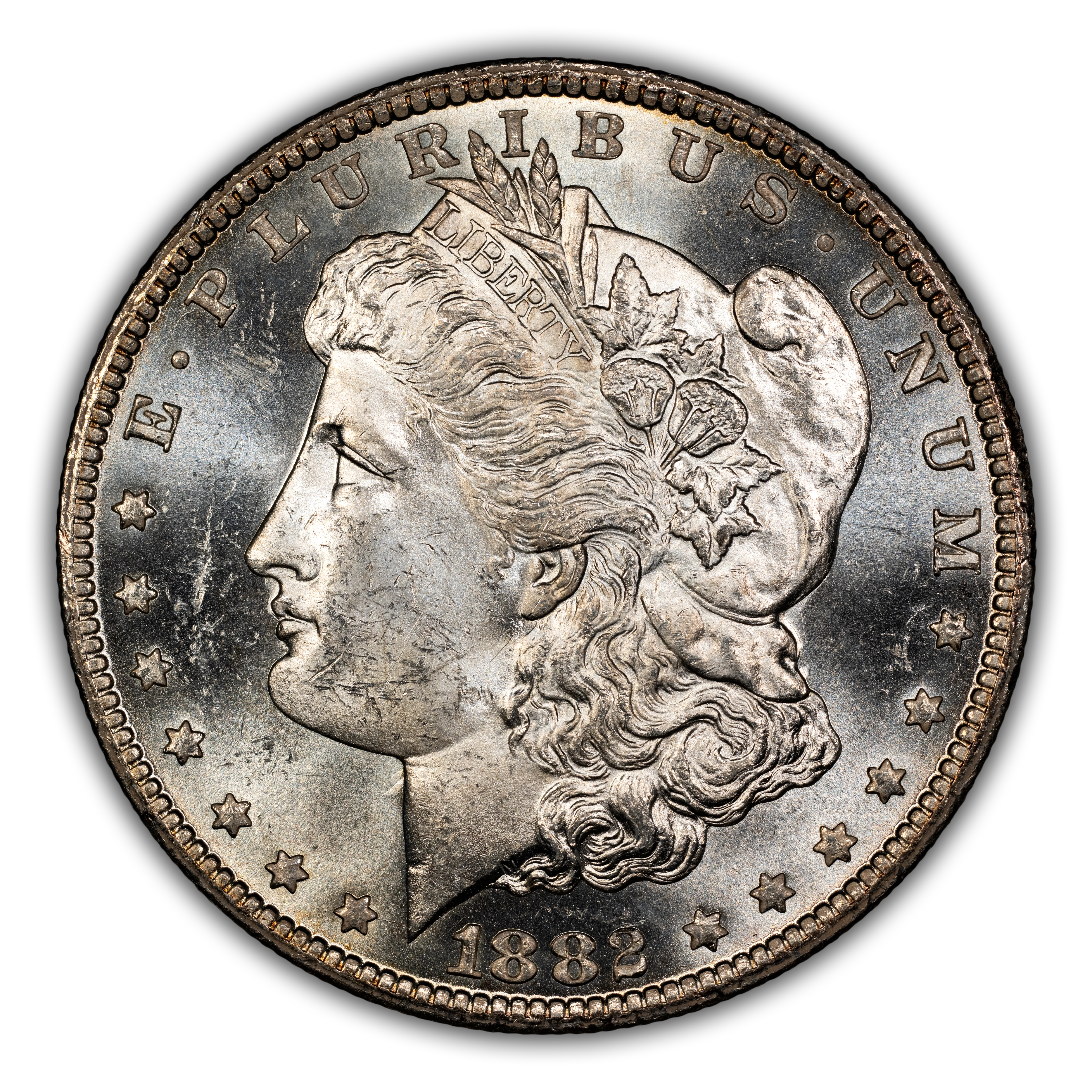 1882-CC $1 Polished Die, VAM-3A2 MS