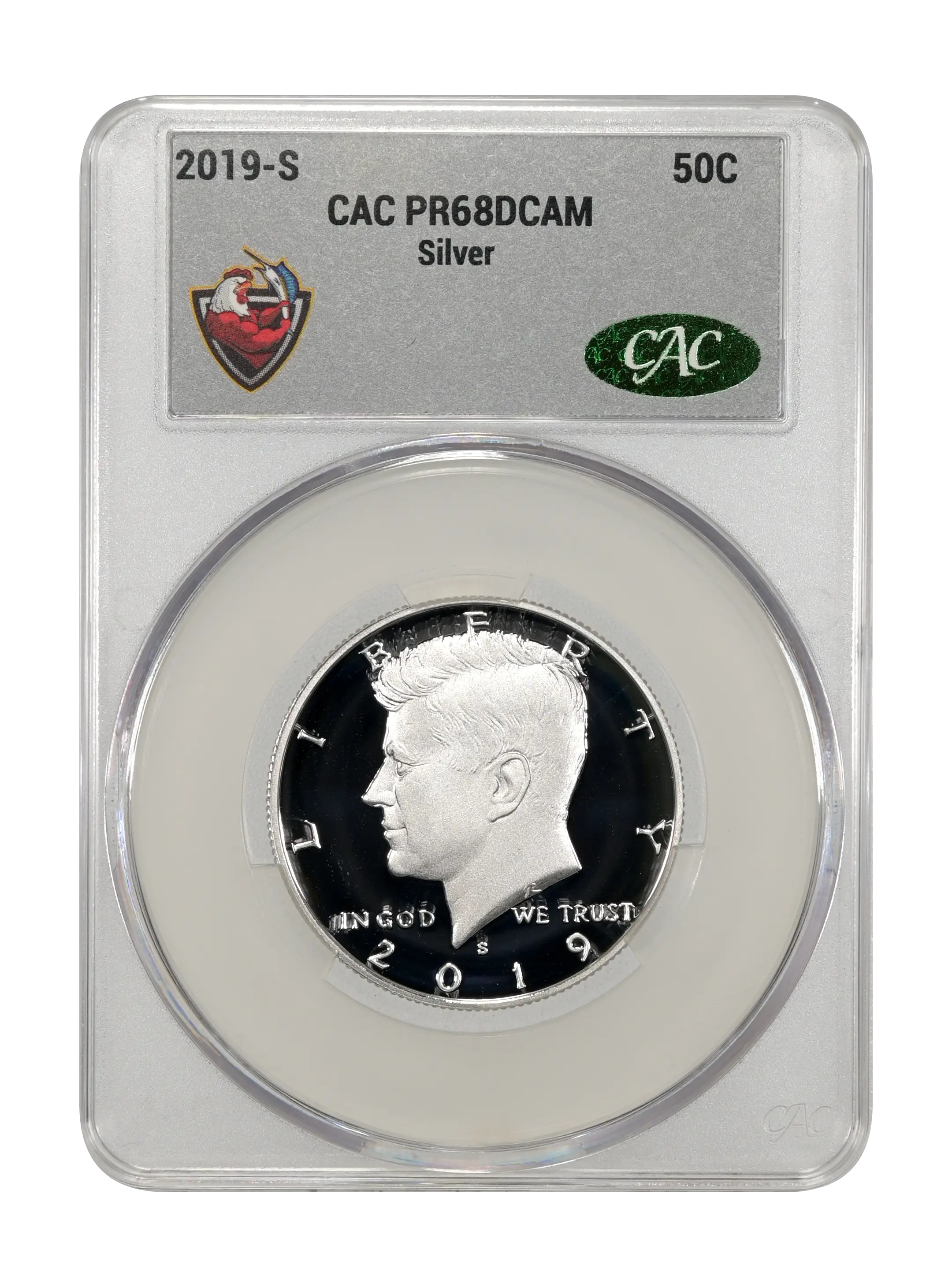 2019-S 50c Silver PR DCAM thumbnail 5