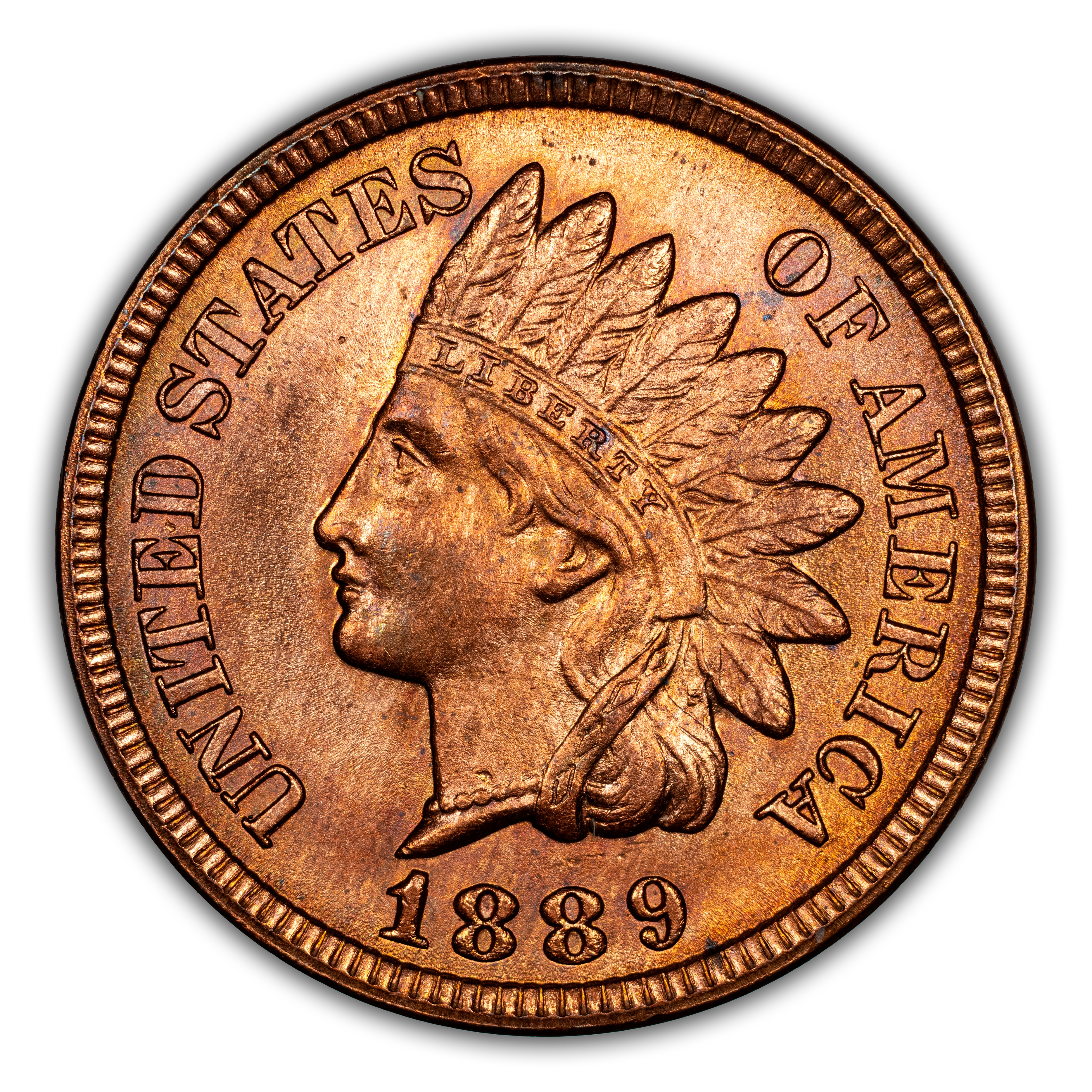 1889 1c Doubled Die Reverse, FS-801, S-1 MS RD