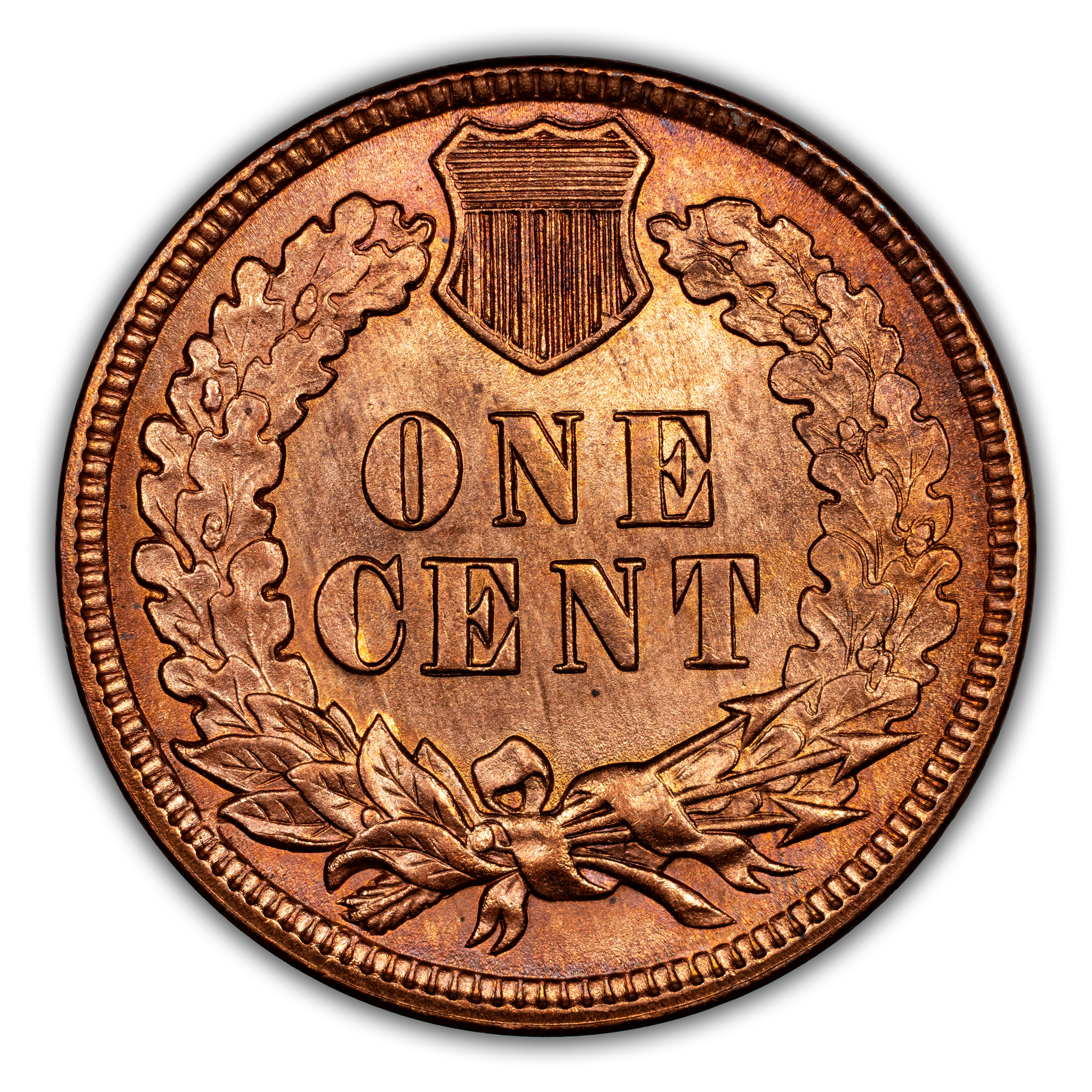 1889 1c Doubled Die Reverse, FS-801, S-1 MS RD thumbnail 2