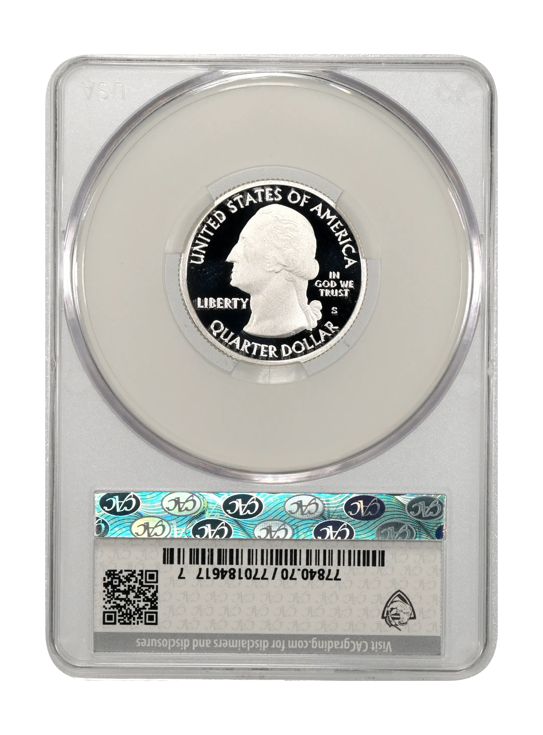 2016-S 25c Harpers Ferry, Silver PR DCAM thumbnail 9