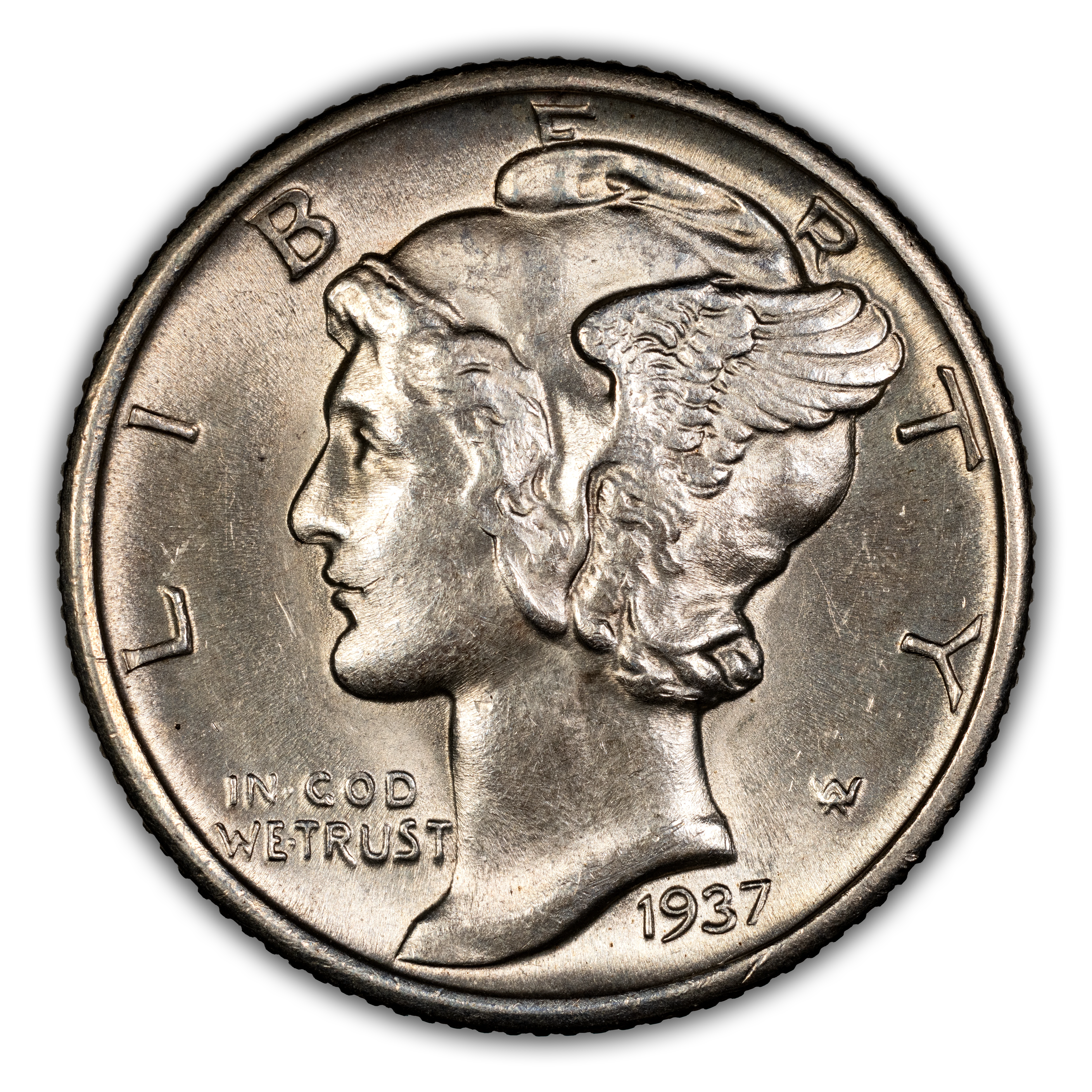 1937-D 10c MS thumbnail 2