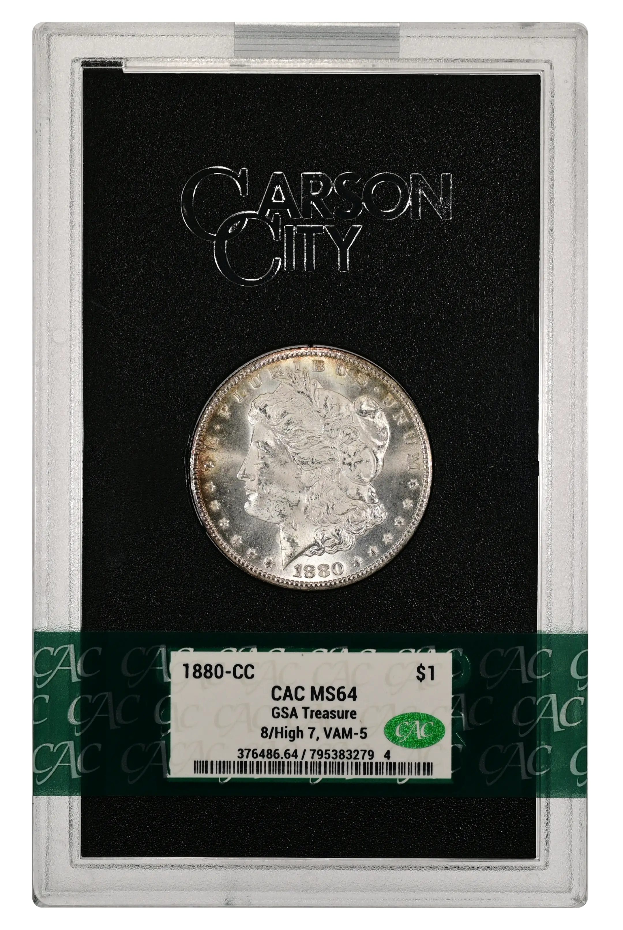 1880-CC $1  GSA Hoard, 8/7, High 7, VAM-5 MS61 thumbnail 21