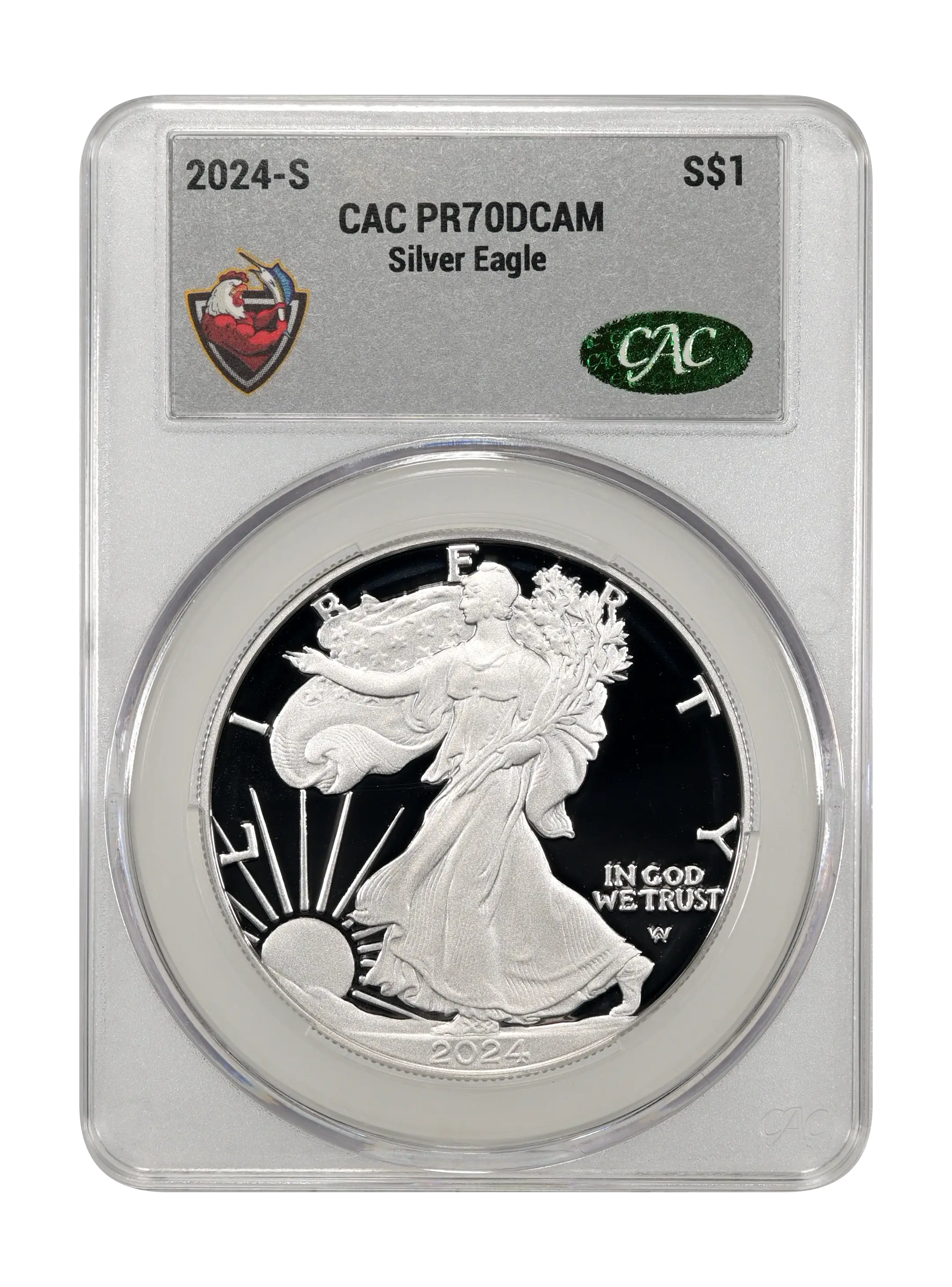 2024-S $1  Silver Eagle PR DCAM thumbnail 16