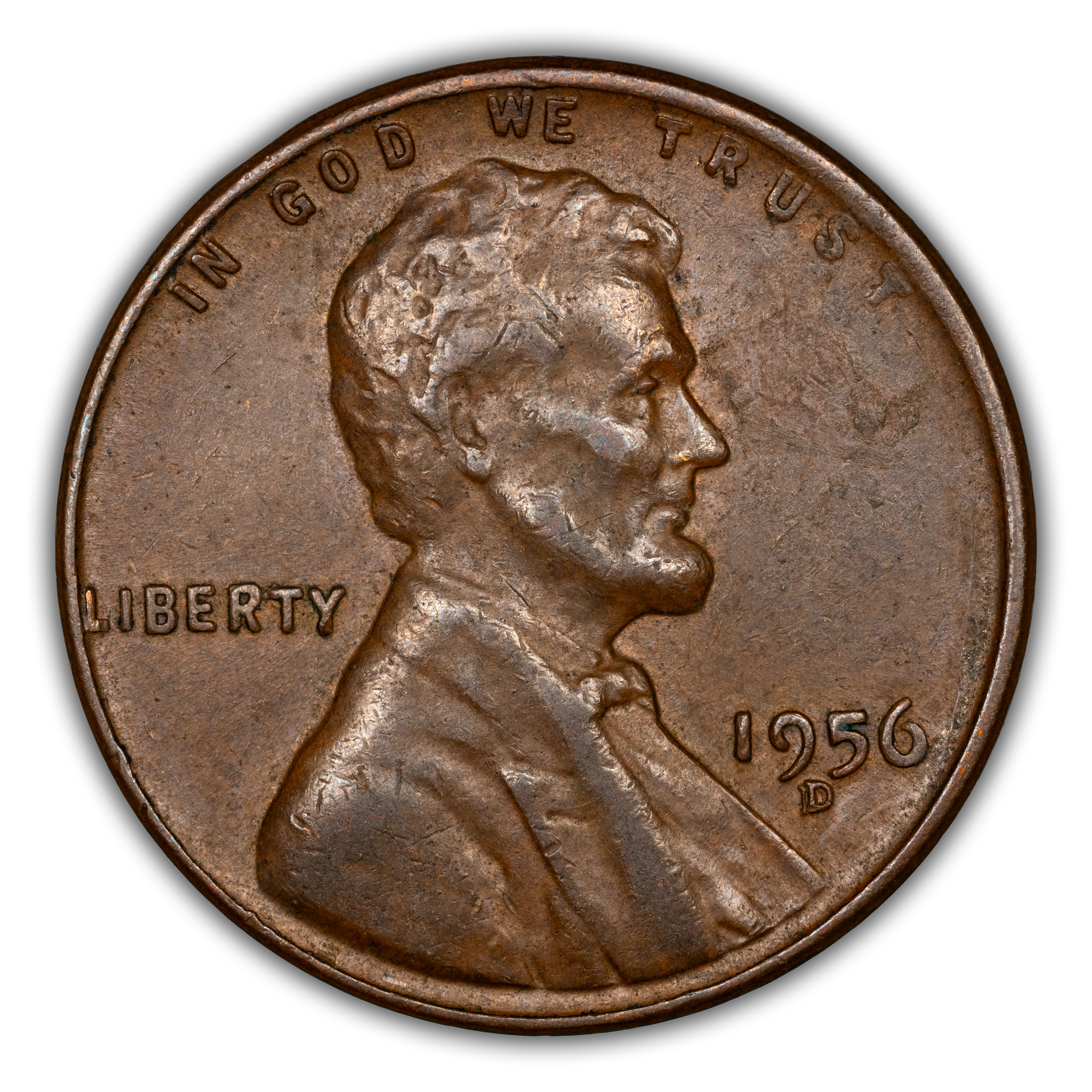 1956-D/D 1c Repunched Mintmark, FS-501 MS BN thumbnail 2