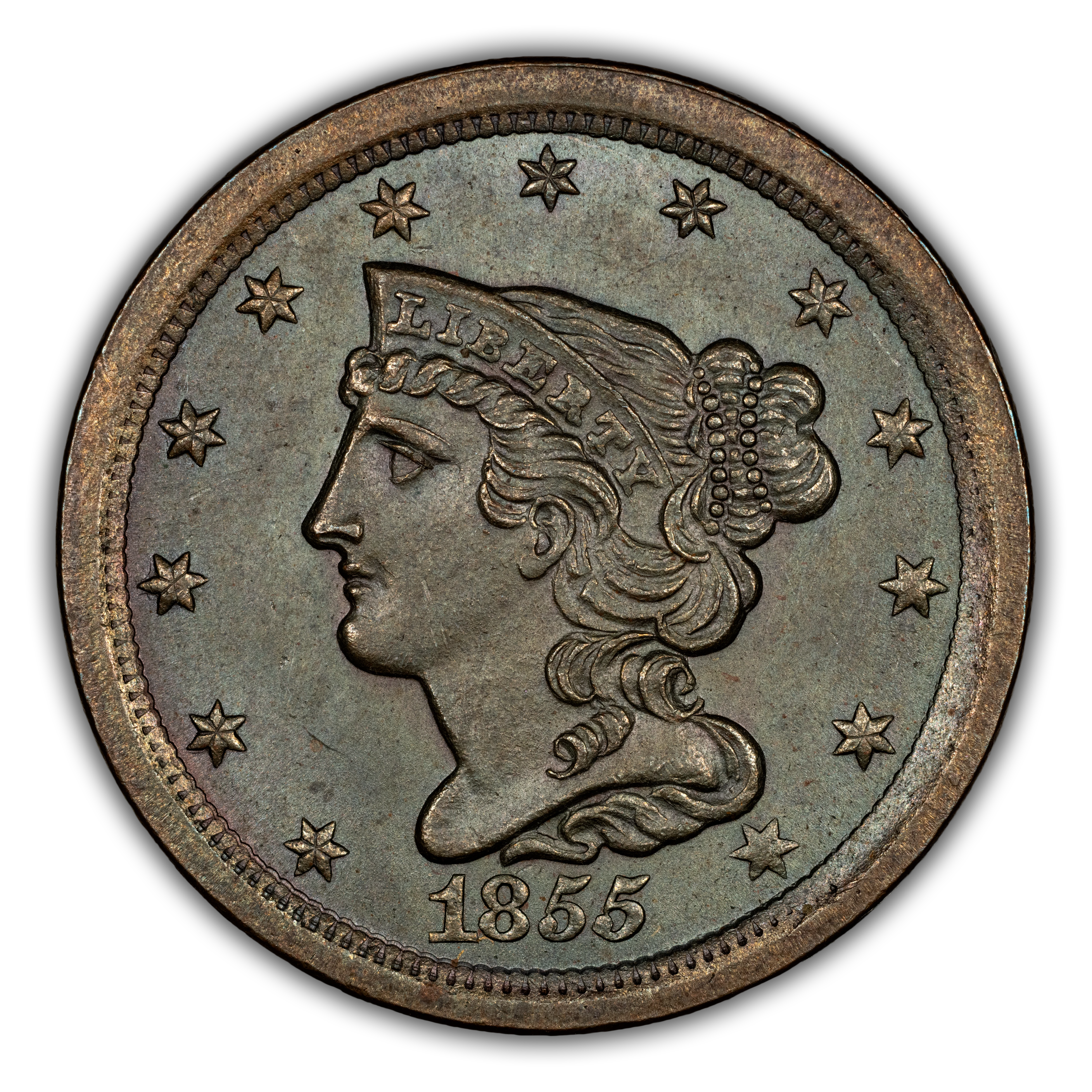 1855 1/2c C-1 MS BN thumbnail 3