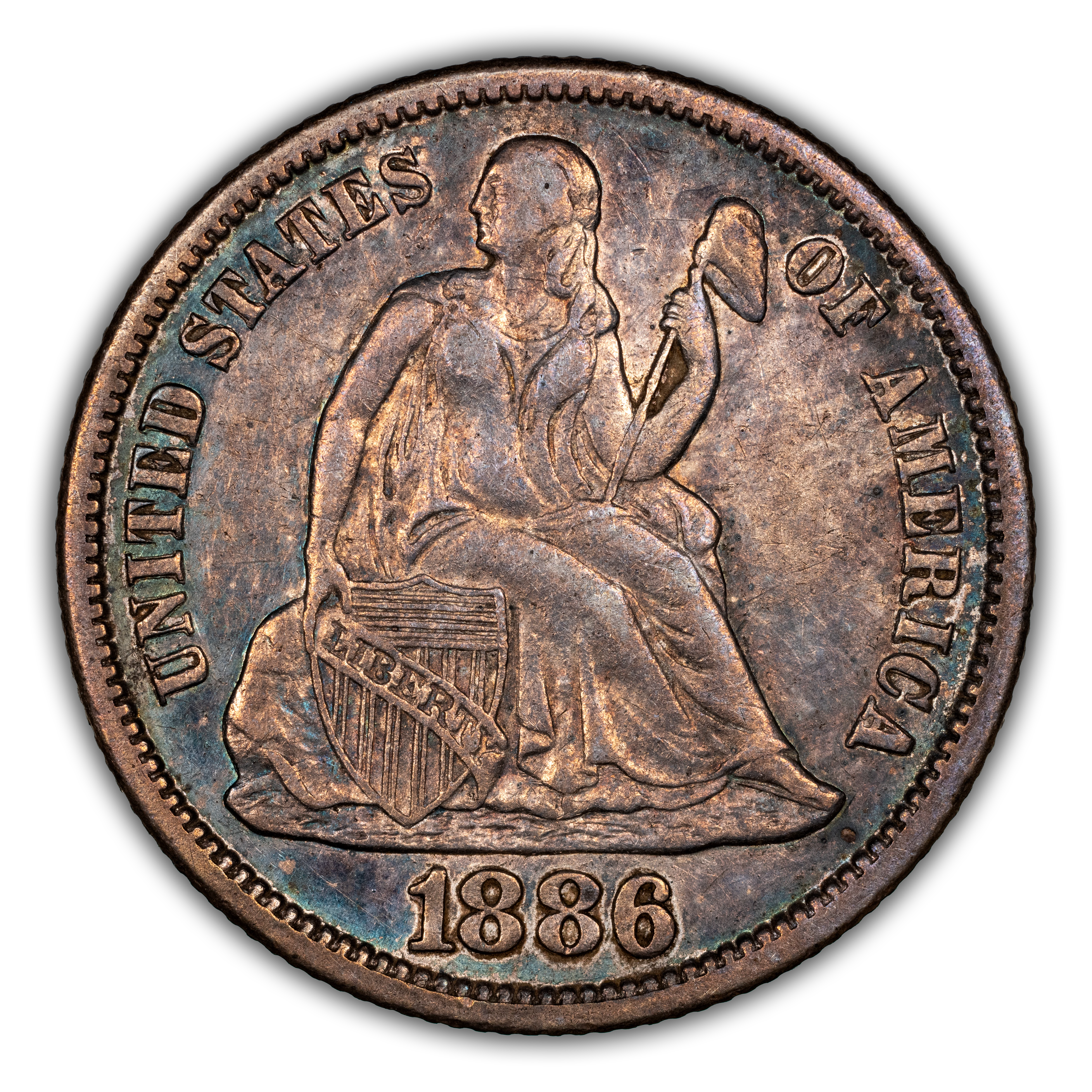 1886-S 10c MS thumbnail 2