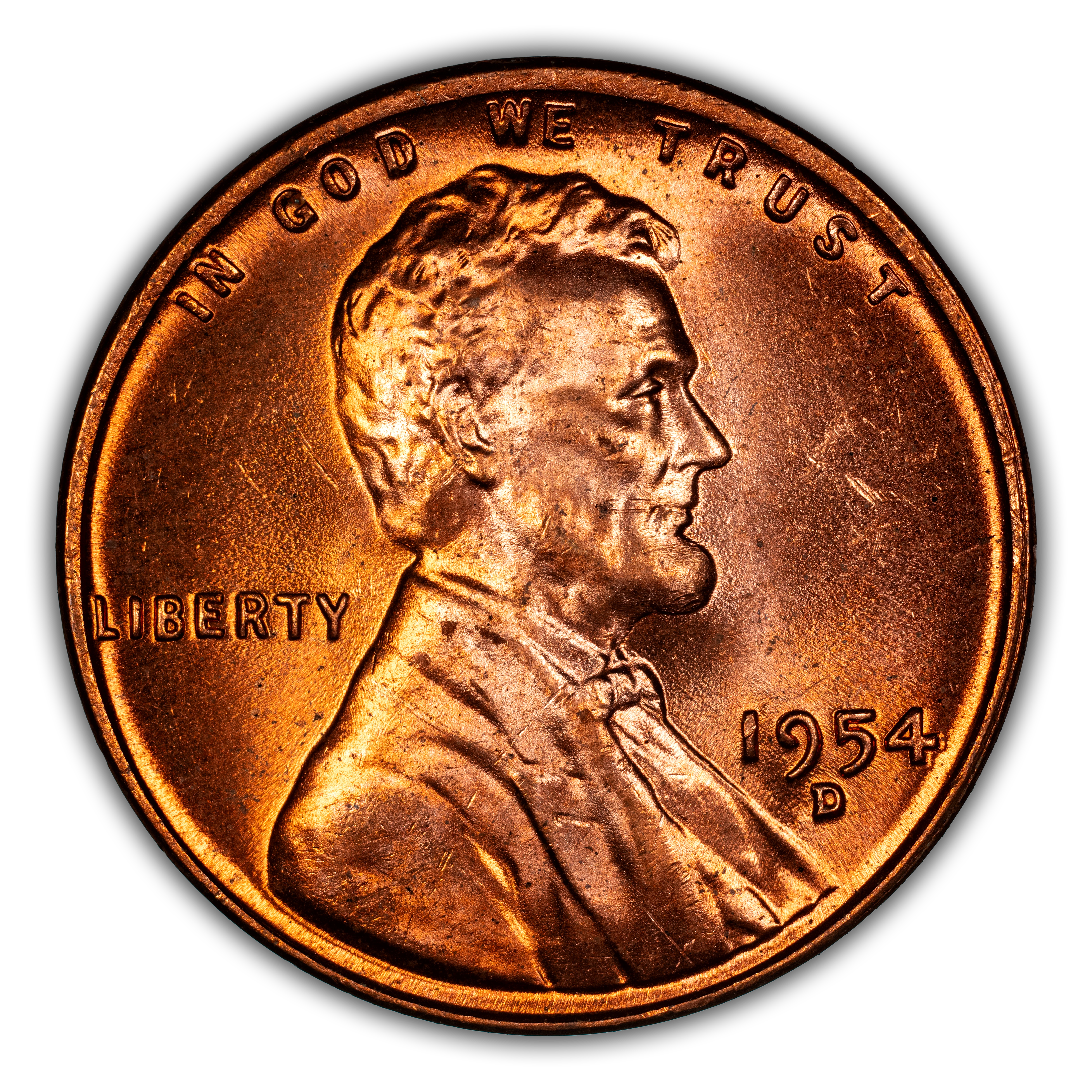1954-D 1c MS RD thumbnail 3
