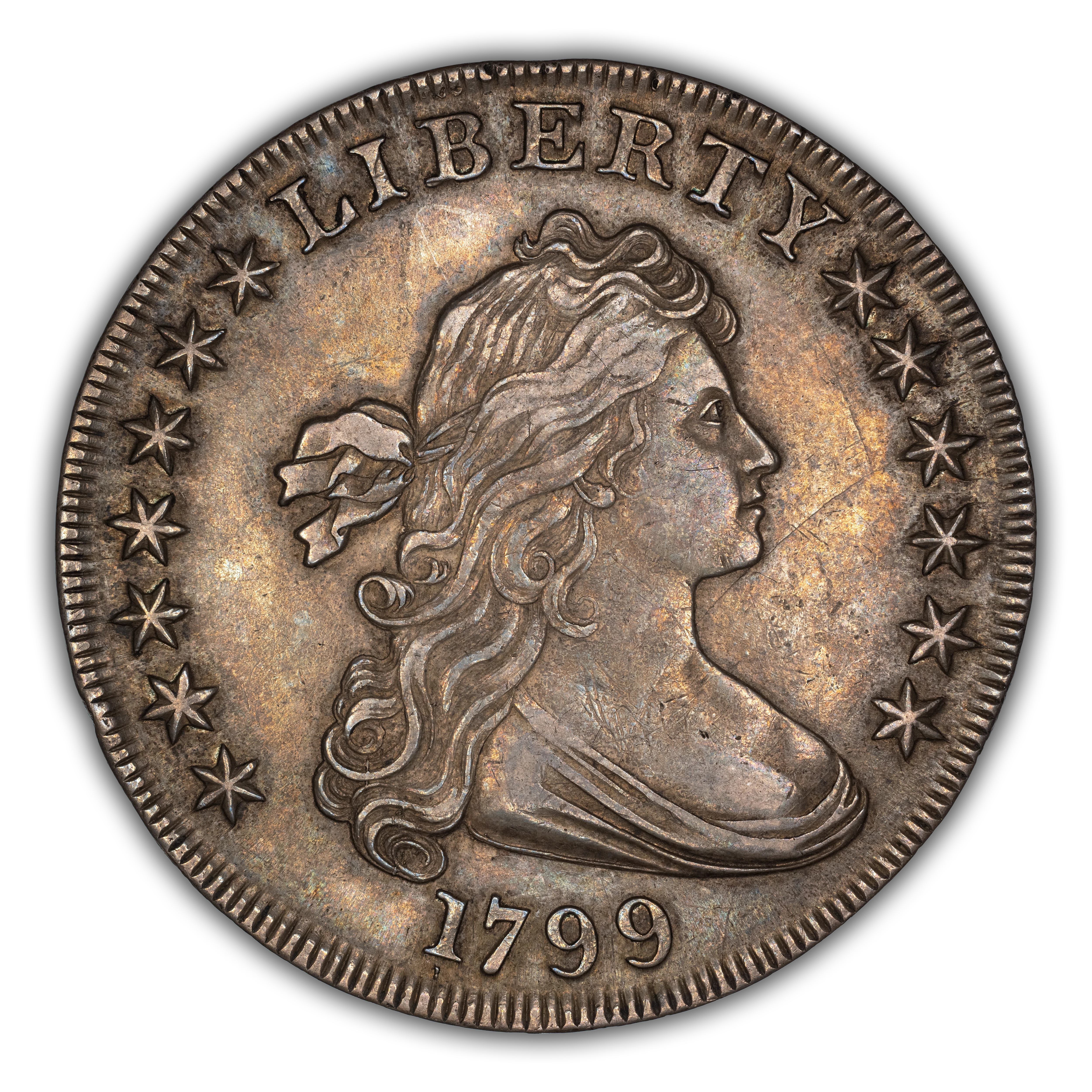 1799 $1 7x6 Stars, B-9, BB-166 MS