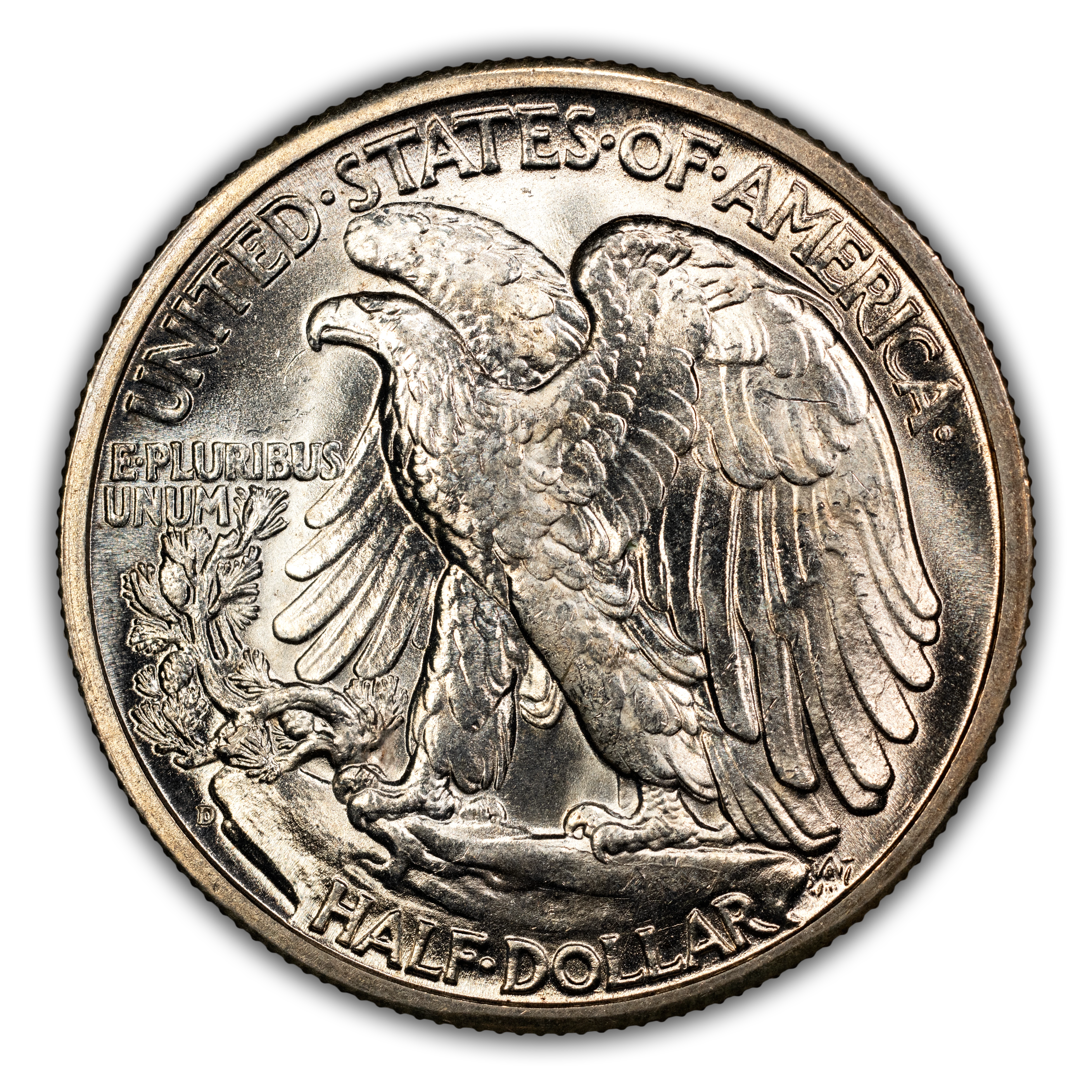 1944-D 50c Hand-Engraved Initials, FS-901 MS thumbnail 9