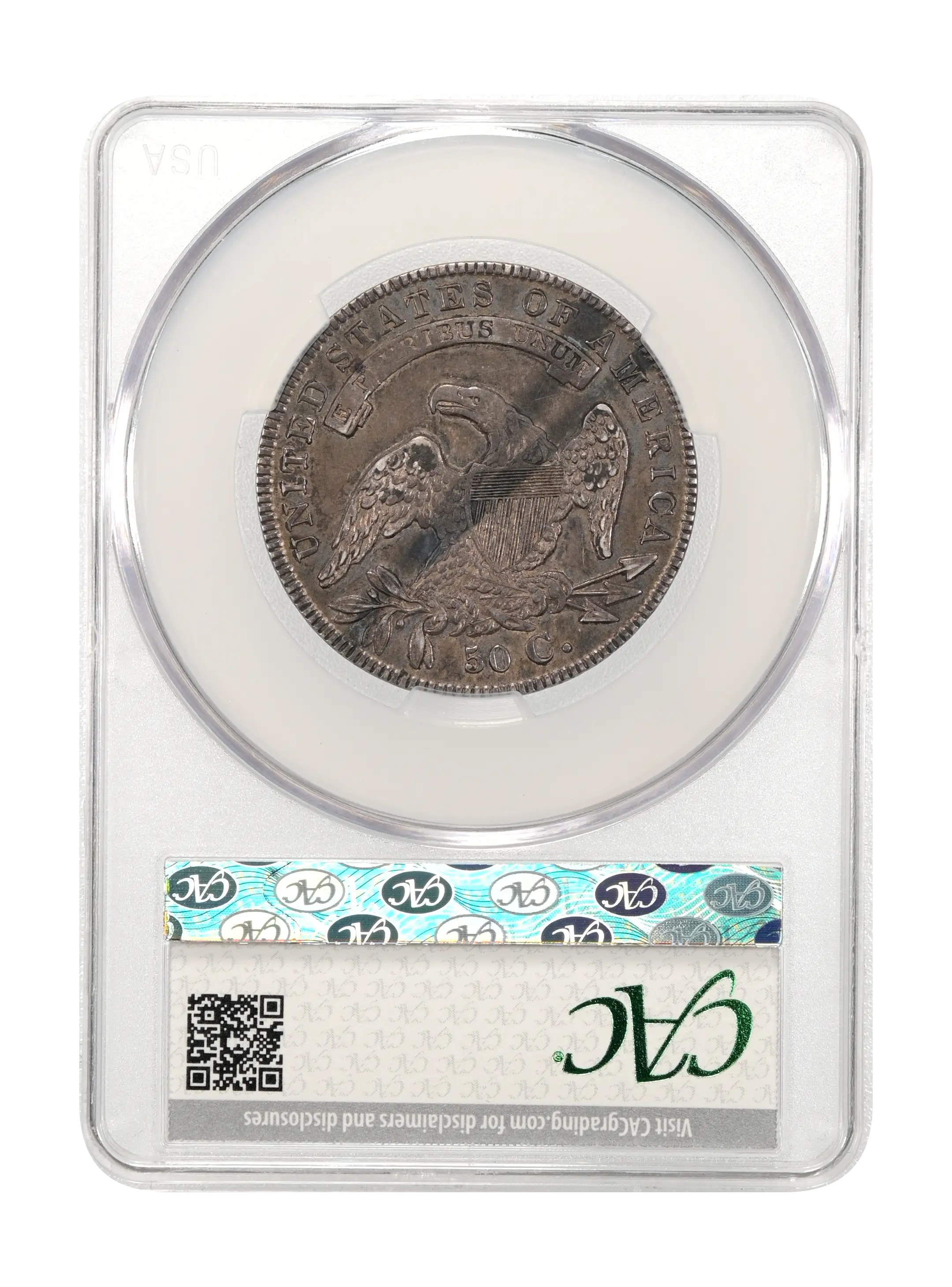 1836 50c Lettered Edge, Bar Dot, O-112 MS thumbnail 13