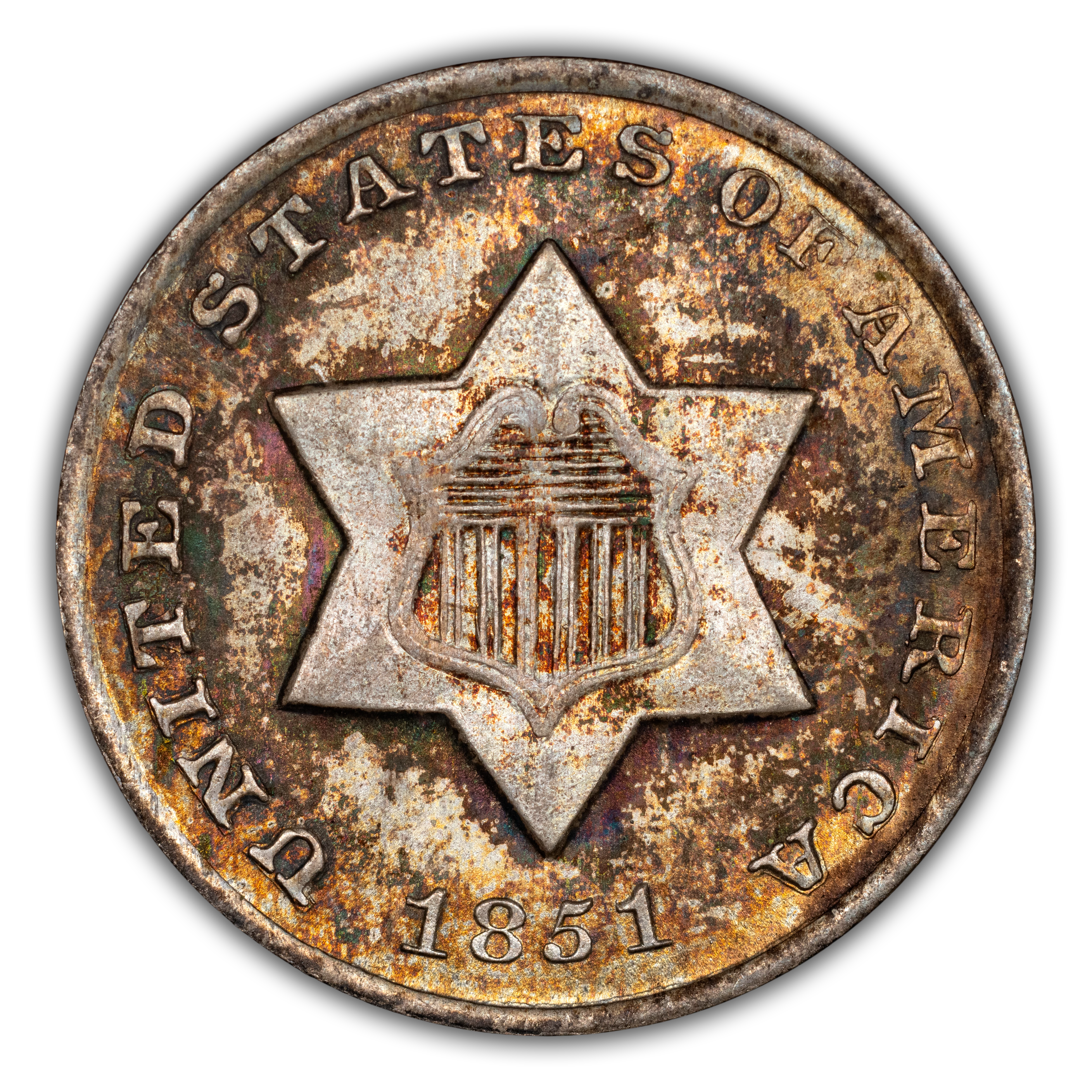 1851-O 3cS MS