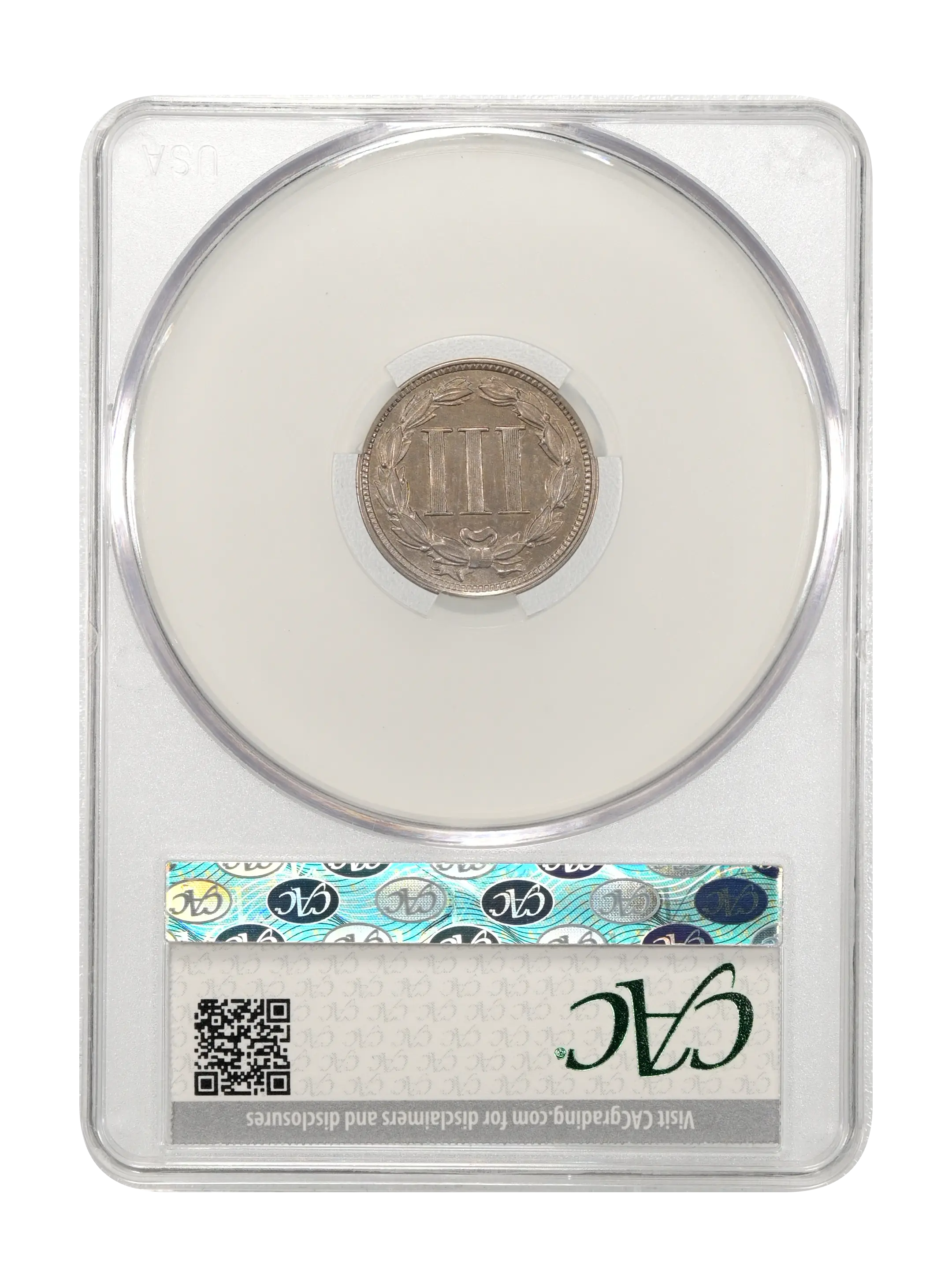 1869 3cN Repunched Date, FS-301 MS thumbnail 4