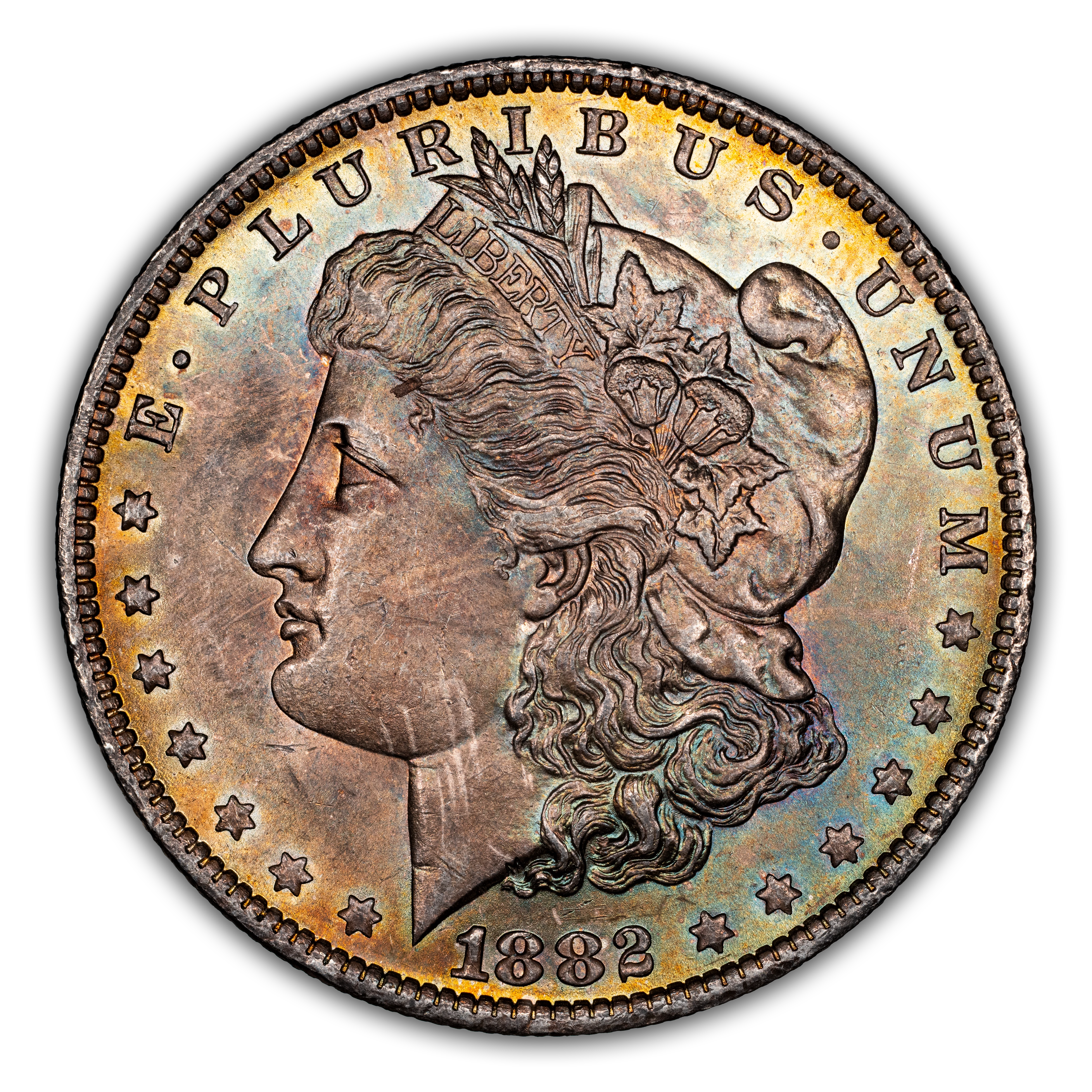 1882-O $1  Clashed Dies, VAM-38A MS thumbnail 2
