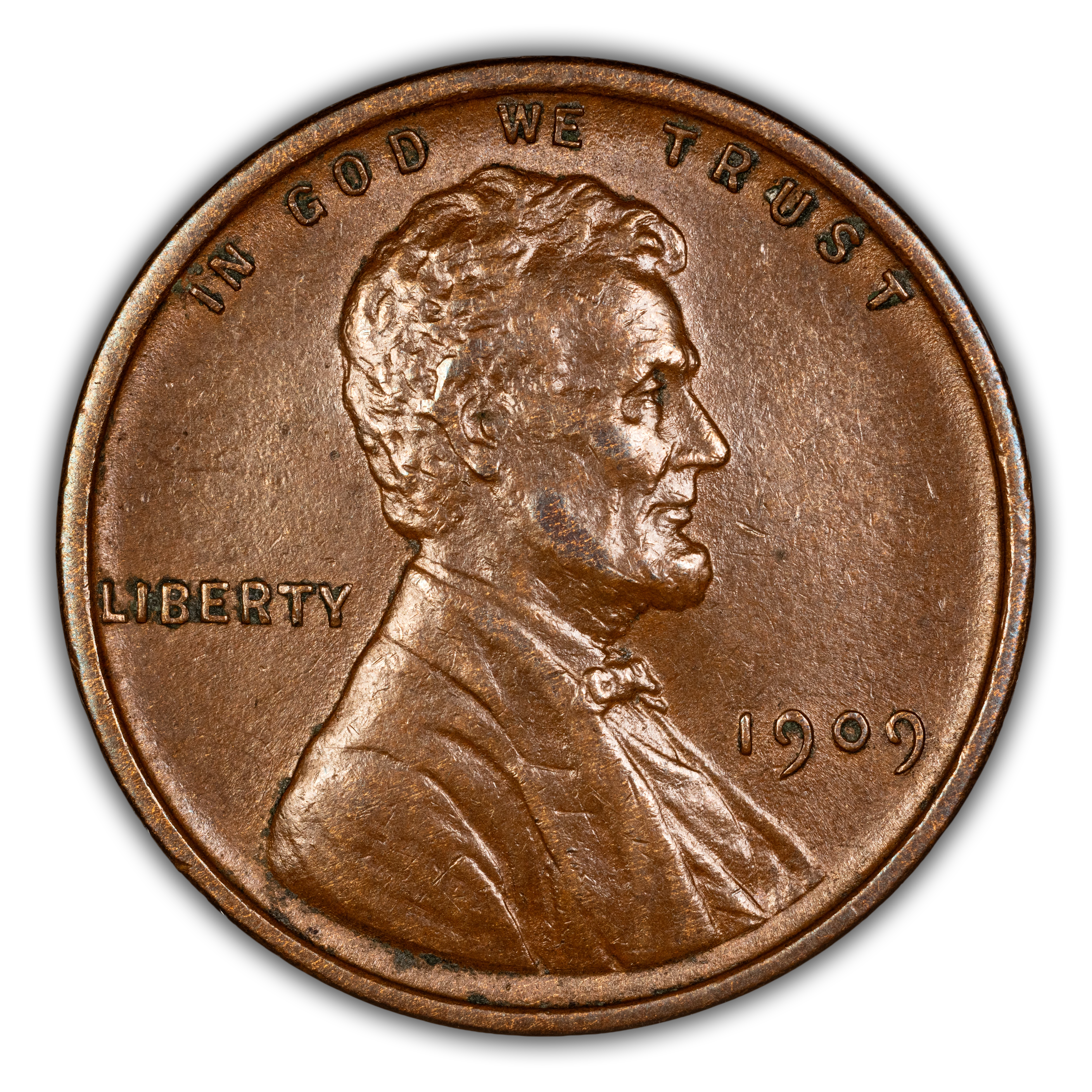 1909 1c Lincoln MS BN thumbnail 3