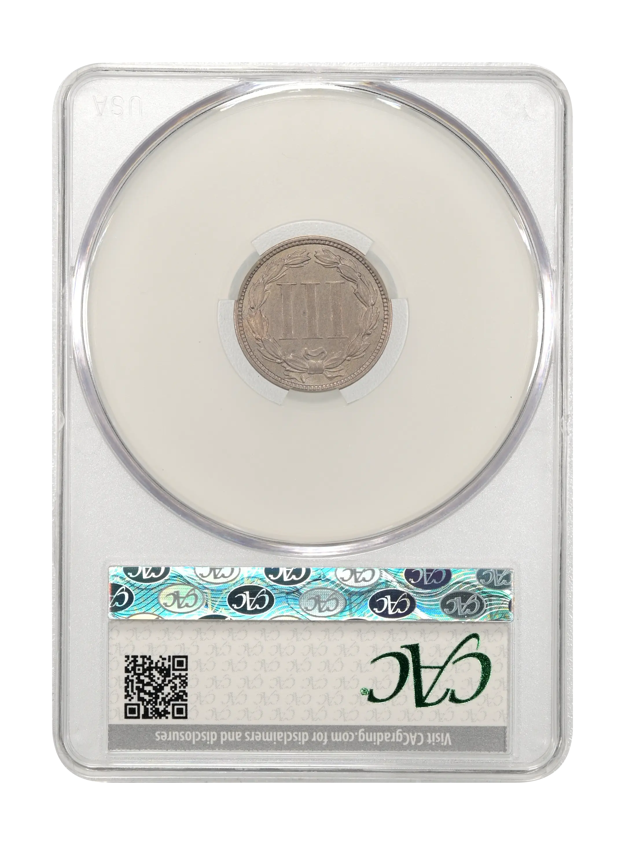 1875 3cN Misplaced Date, FS-301 MS thumbnail 8