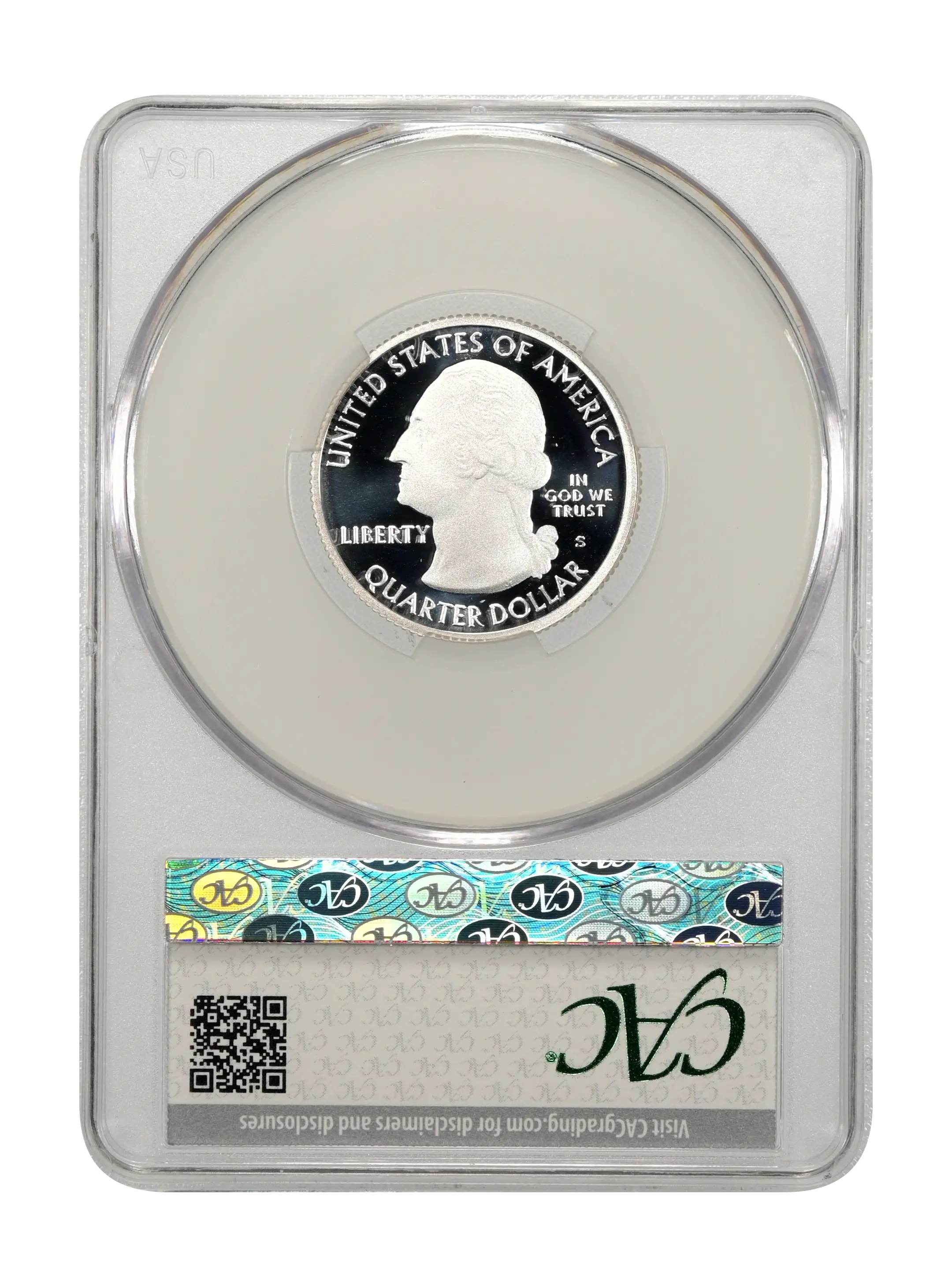 2019-S 25c San Antonio Missions, Silver PR DCAM thumbnail 15