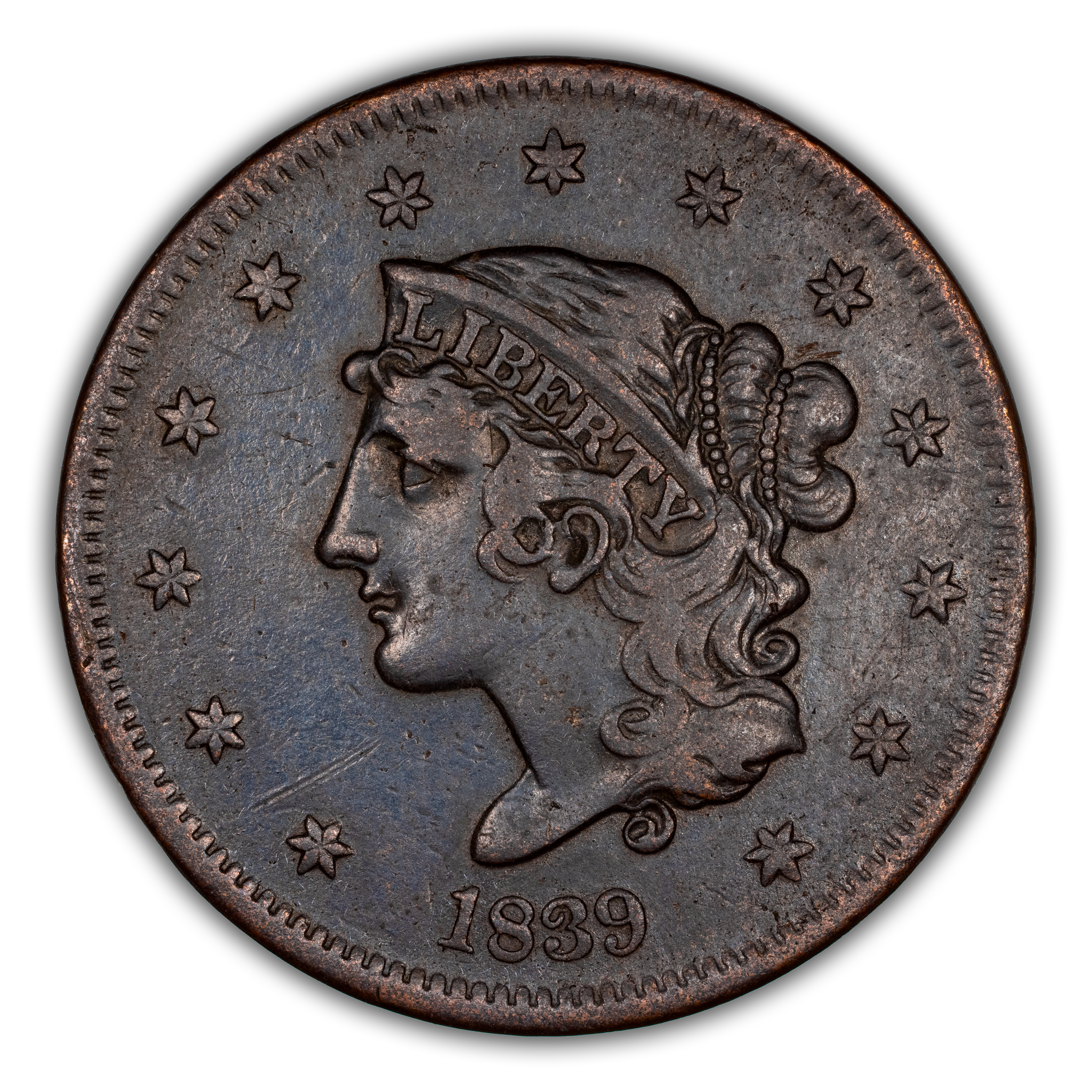 1839 1c Booby Head MS BN thumbnail 2