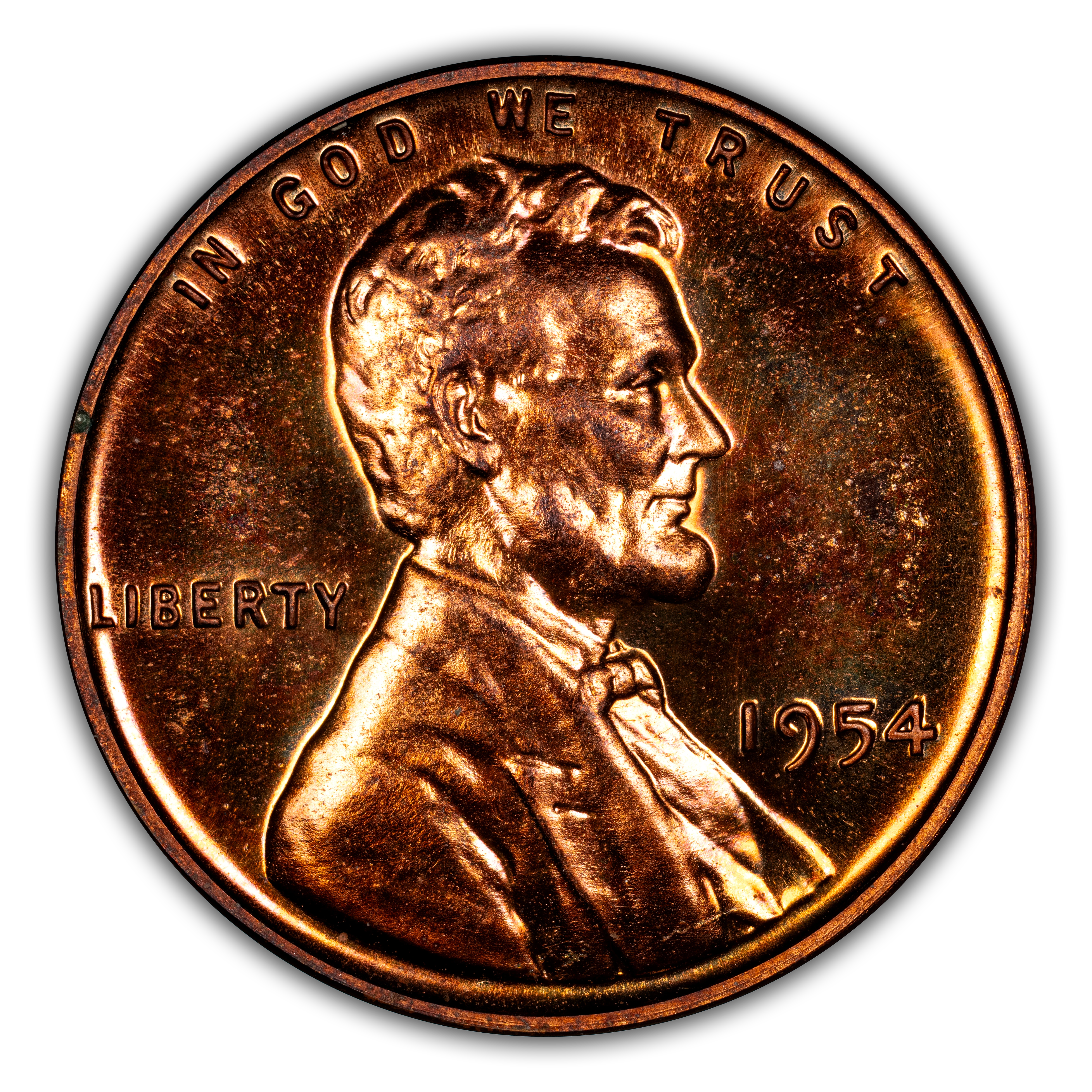 1954 1c PR RB