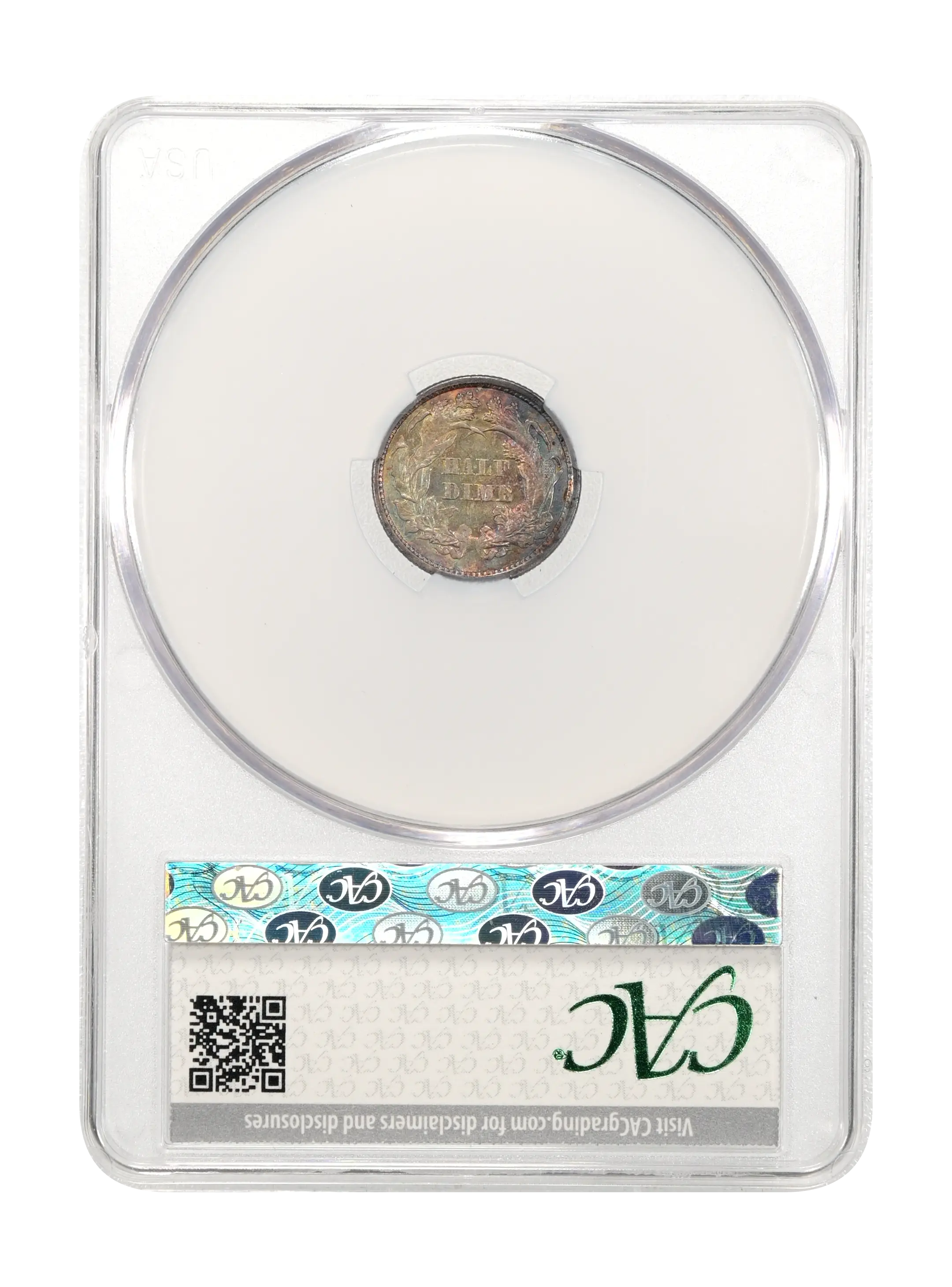 1872 H10c Doubled Die Obverse, FS-101 MS thumbnail 7