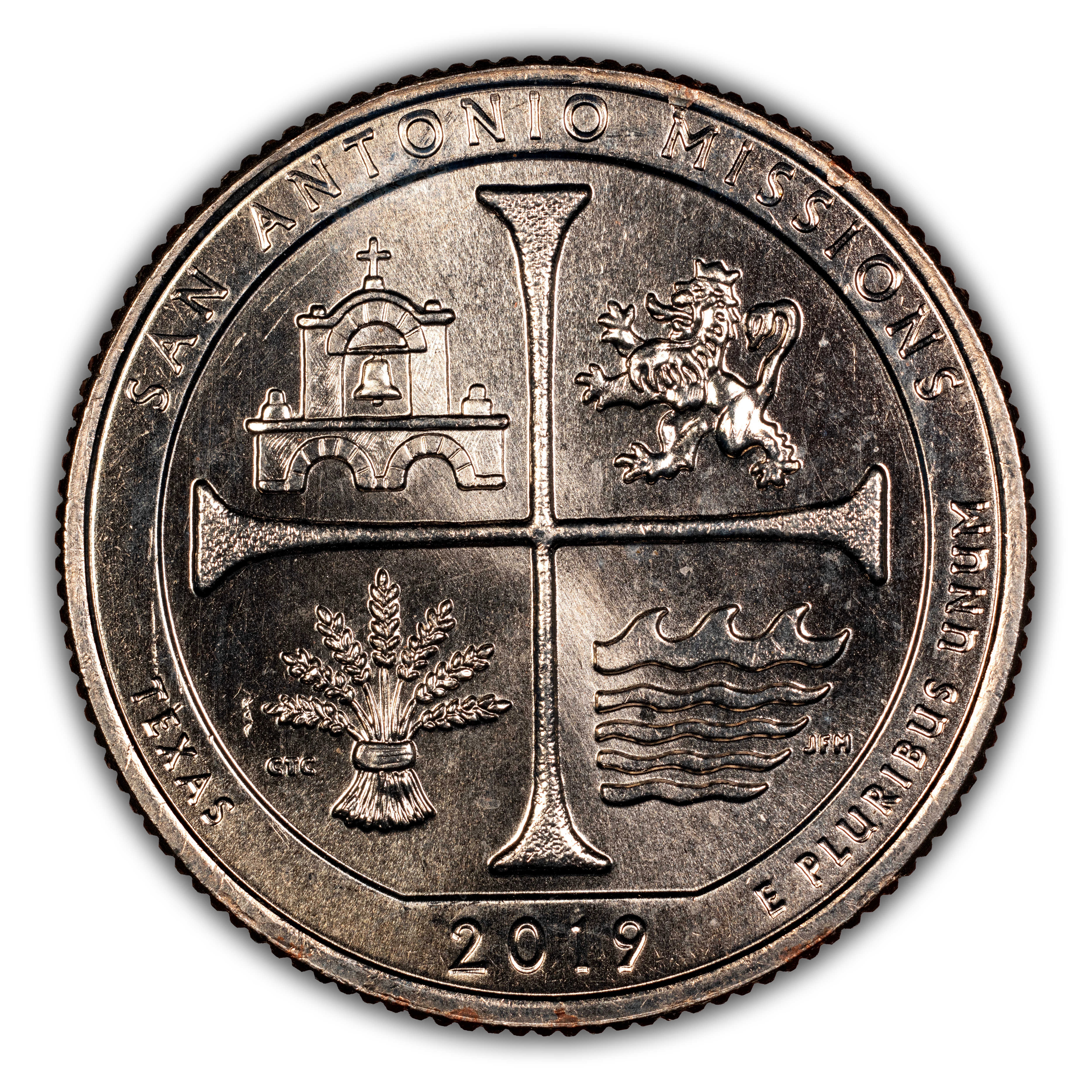 2019-W 25c San Antonio Missions MS thumbnail 2