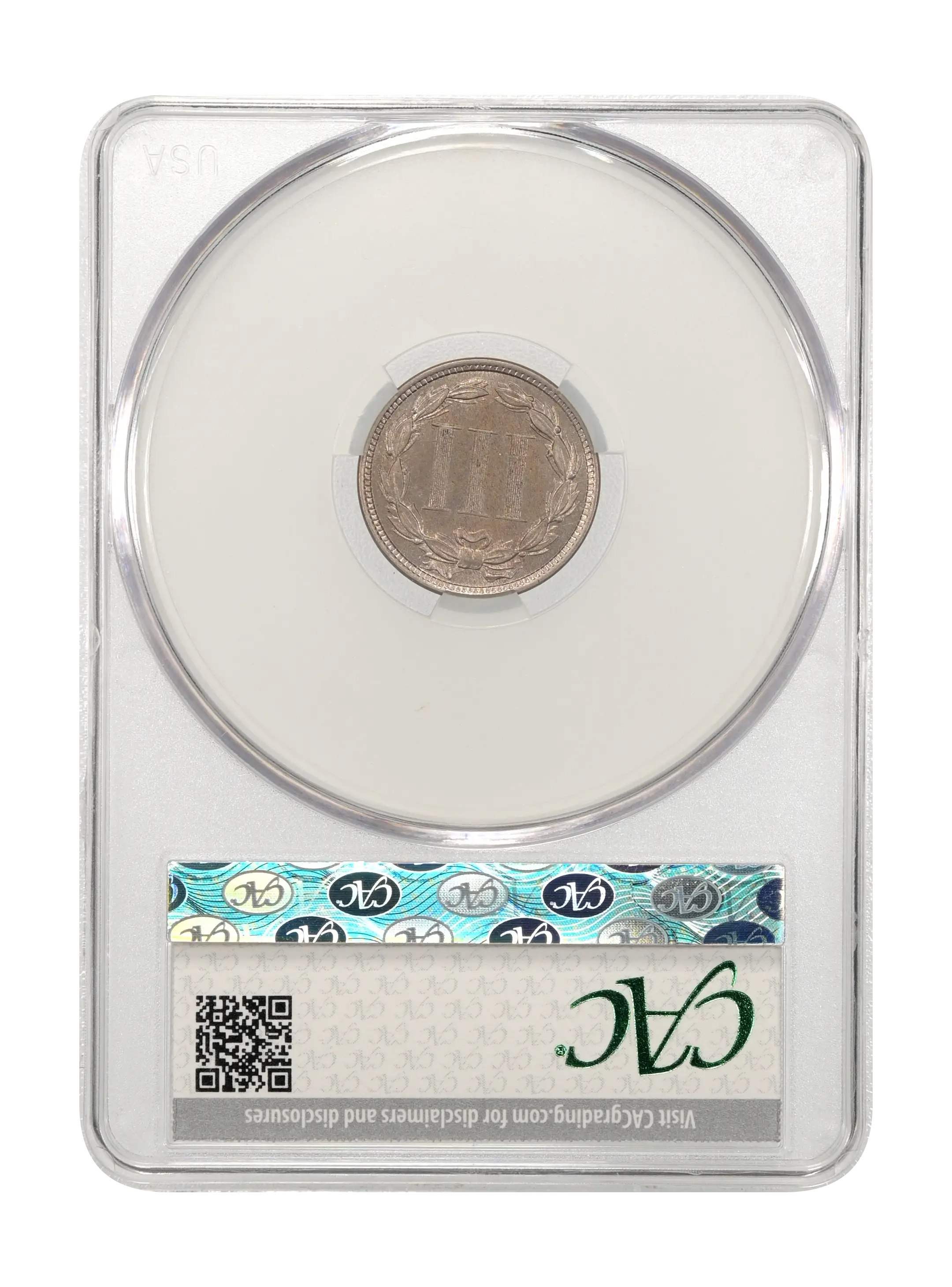 1865 3cN Misplaced Date, FS-303 MS thumbnail 4