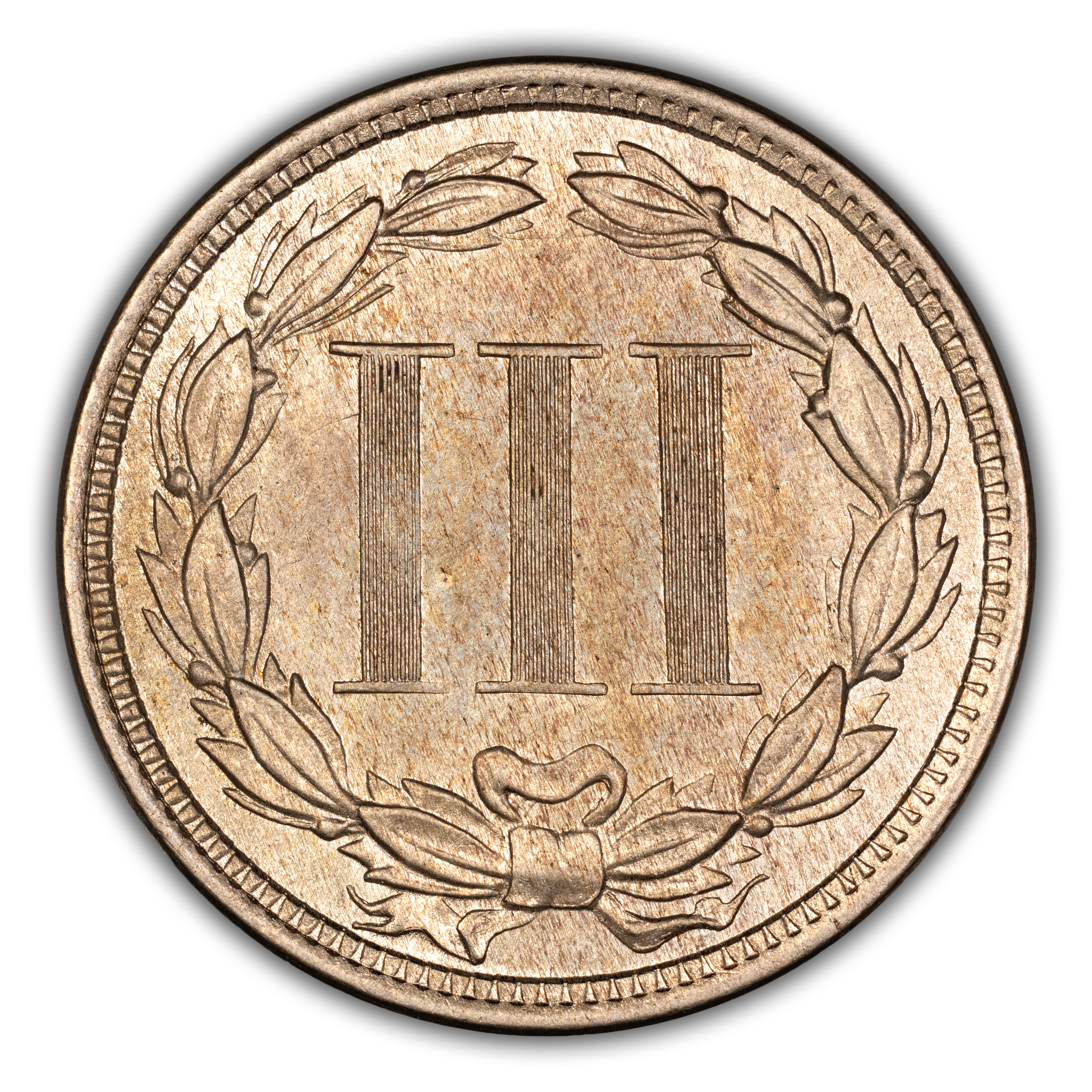 1865 3cN Misplaced Date, FS-303 MS thumbnail 2
