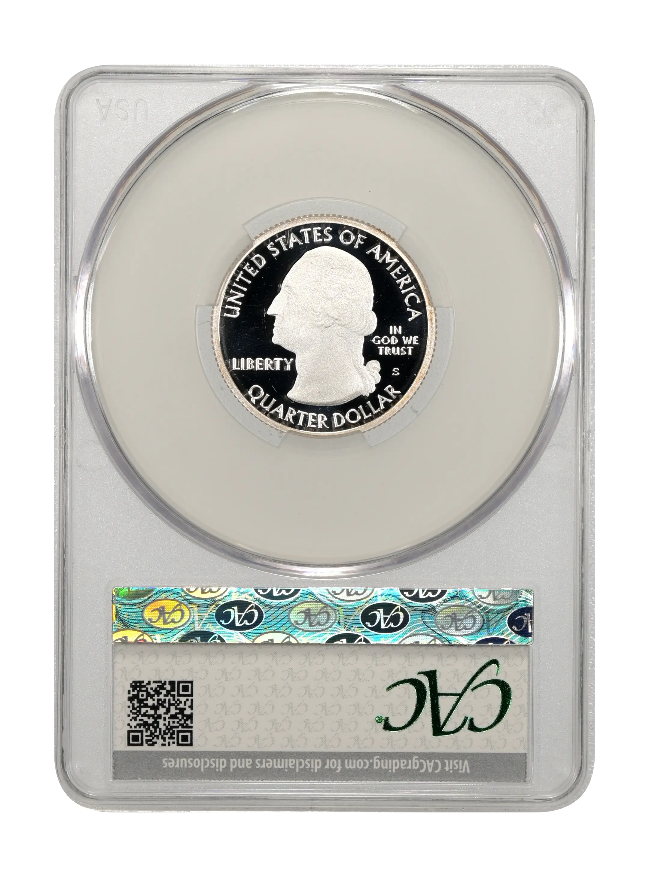 2019-S 25c War in the Pacific, Silver PR DCAM thumbnail 11