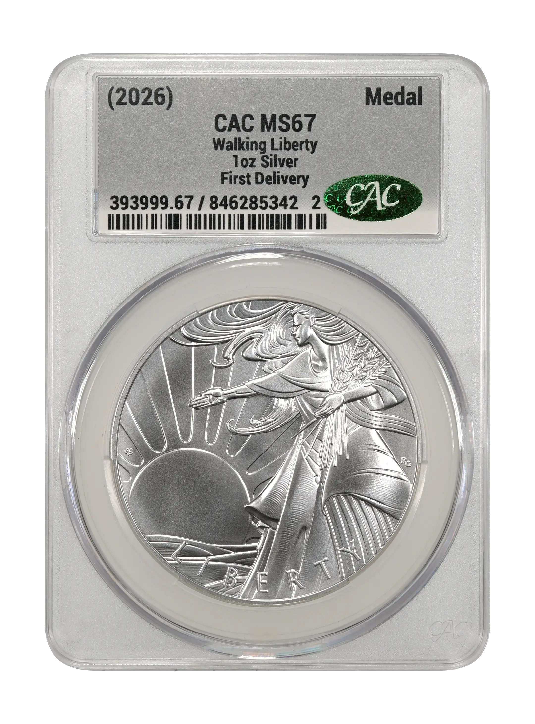 (2026) Medal 1oz Silver, Walking Liberty MS thumbnail 11